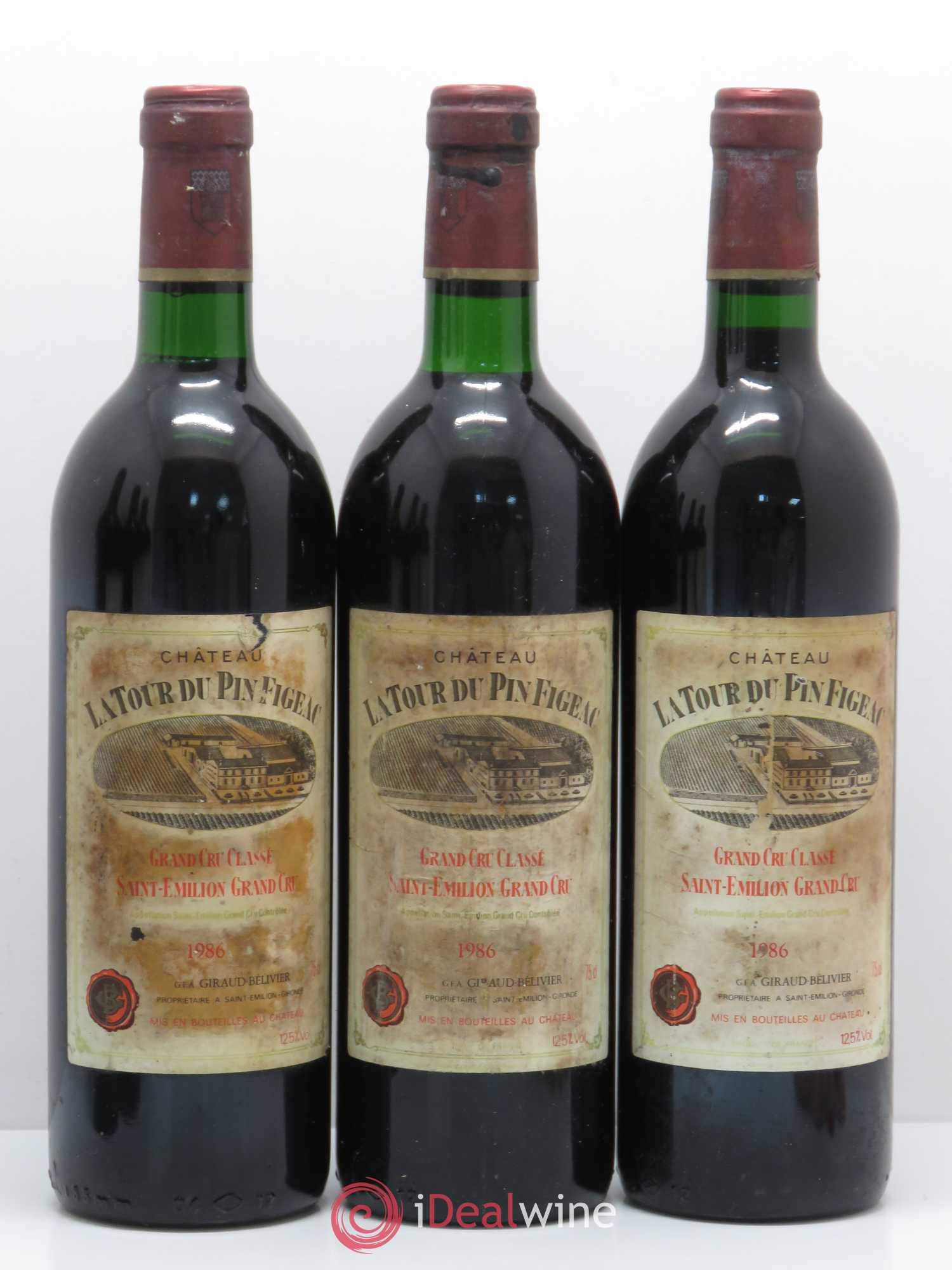 Château la Tour du Pin Figeac 1986 - Lot de 6 bouteilles - 2