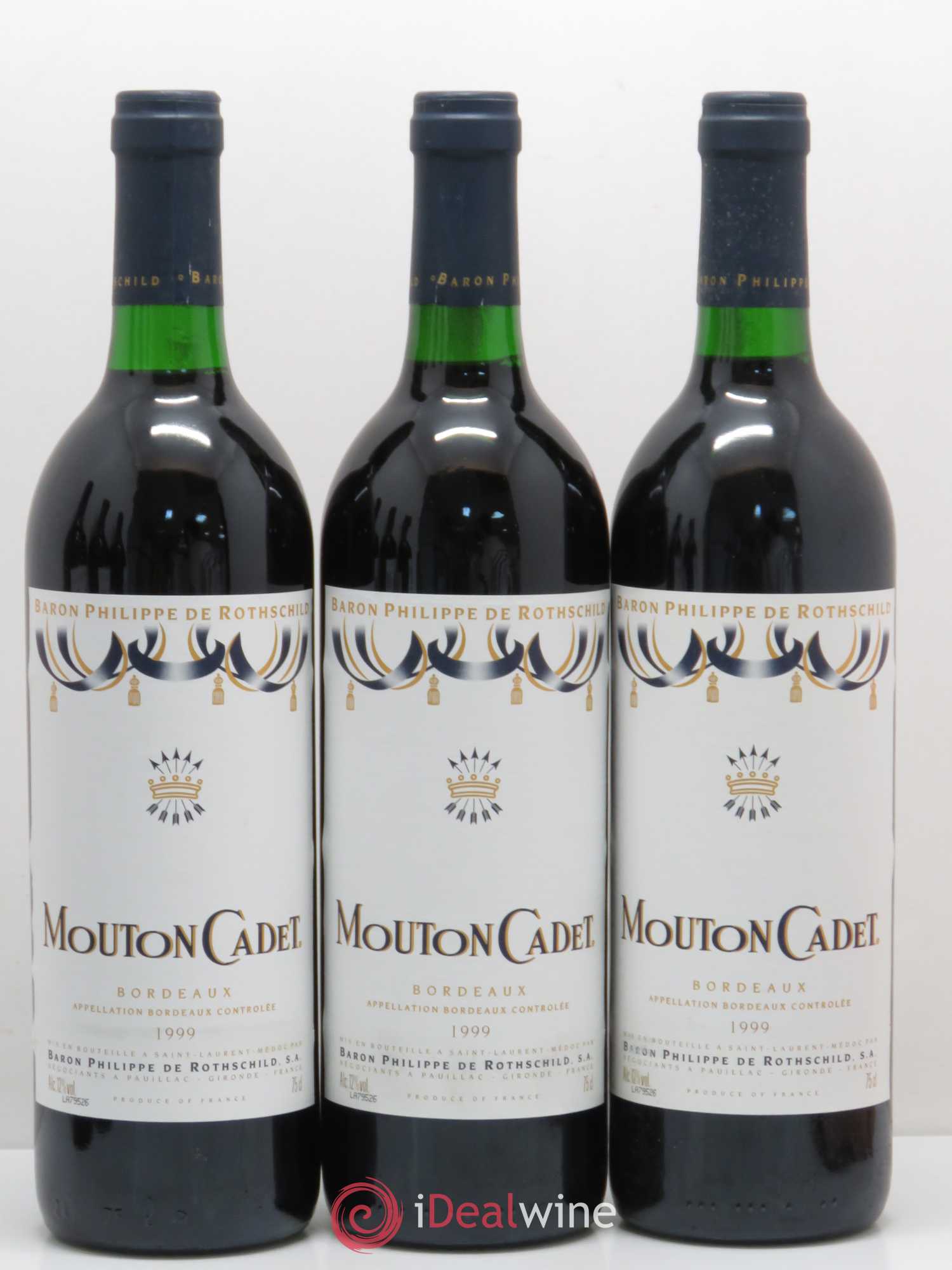 Buy Château Mouton Cadet 1999 (lot: B2106644-9120)