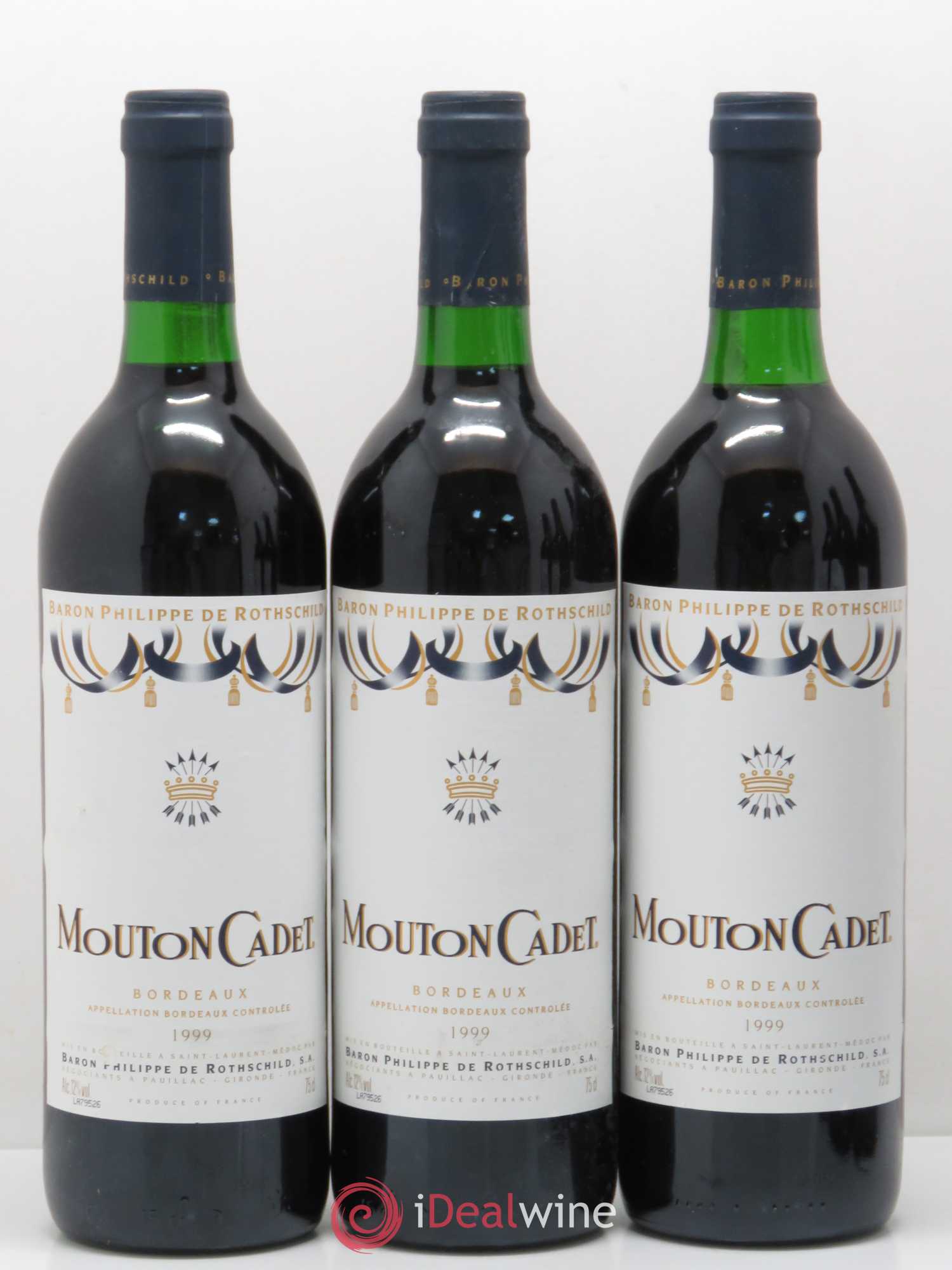 Château Mouton Cadet 1999 - Lot de 6 bouteilles - 2