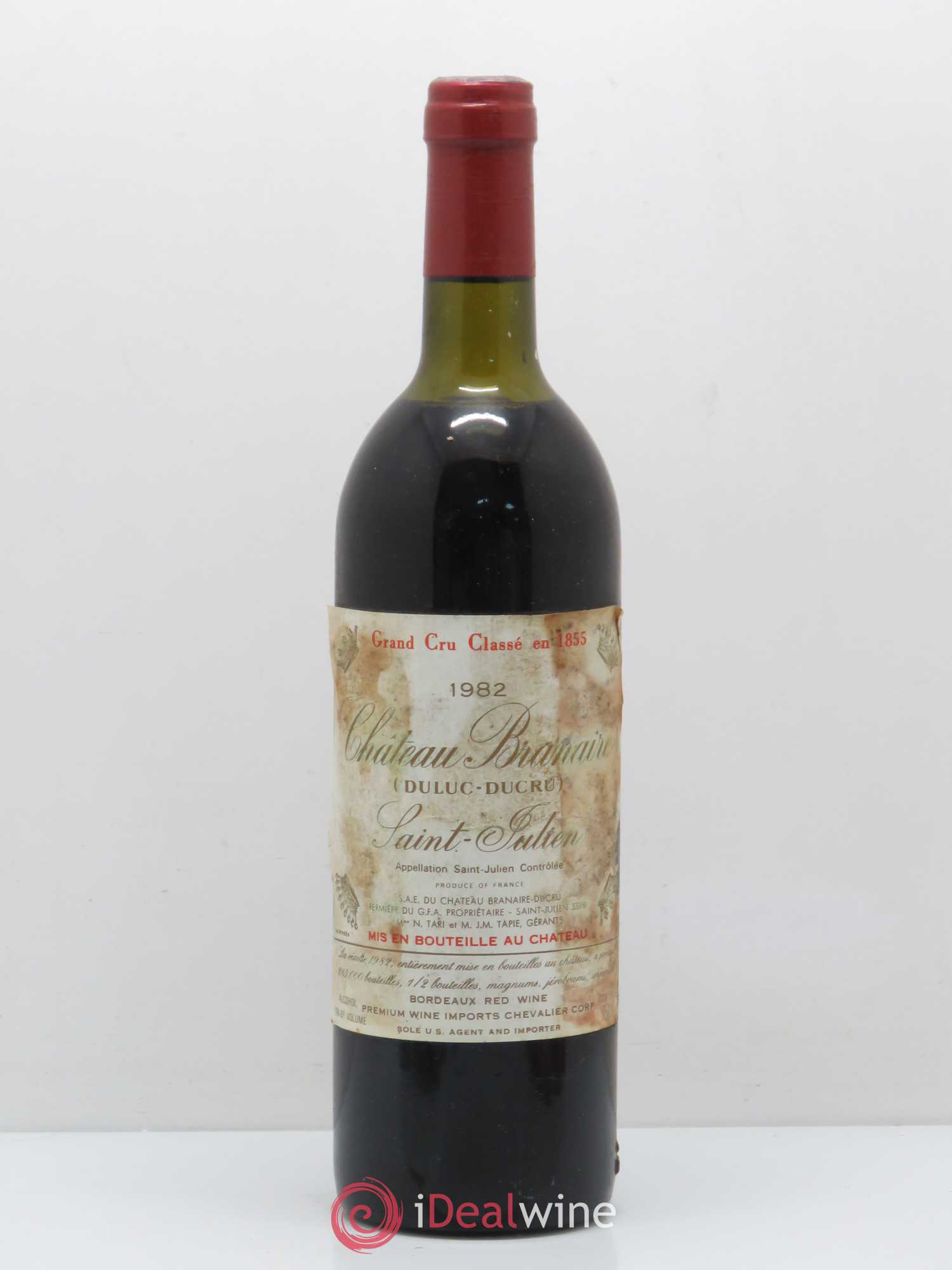 Château Branaire Ducru 4ème Grand Cru Classé 1982 - Lot de 1 bouteille - 0