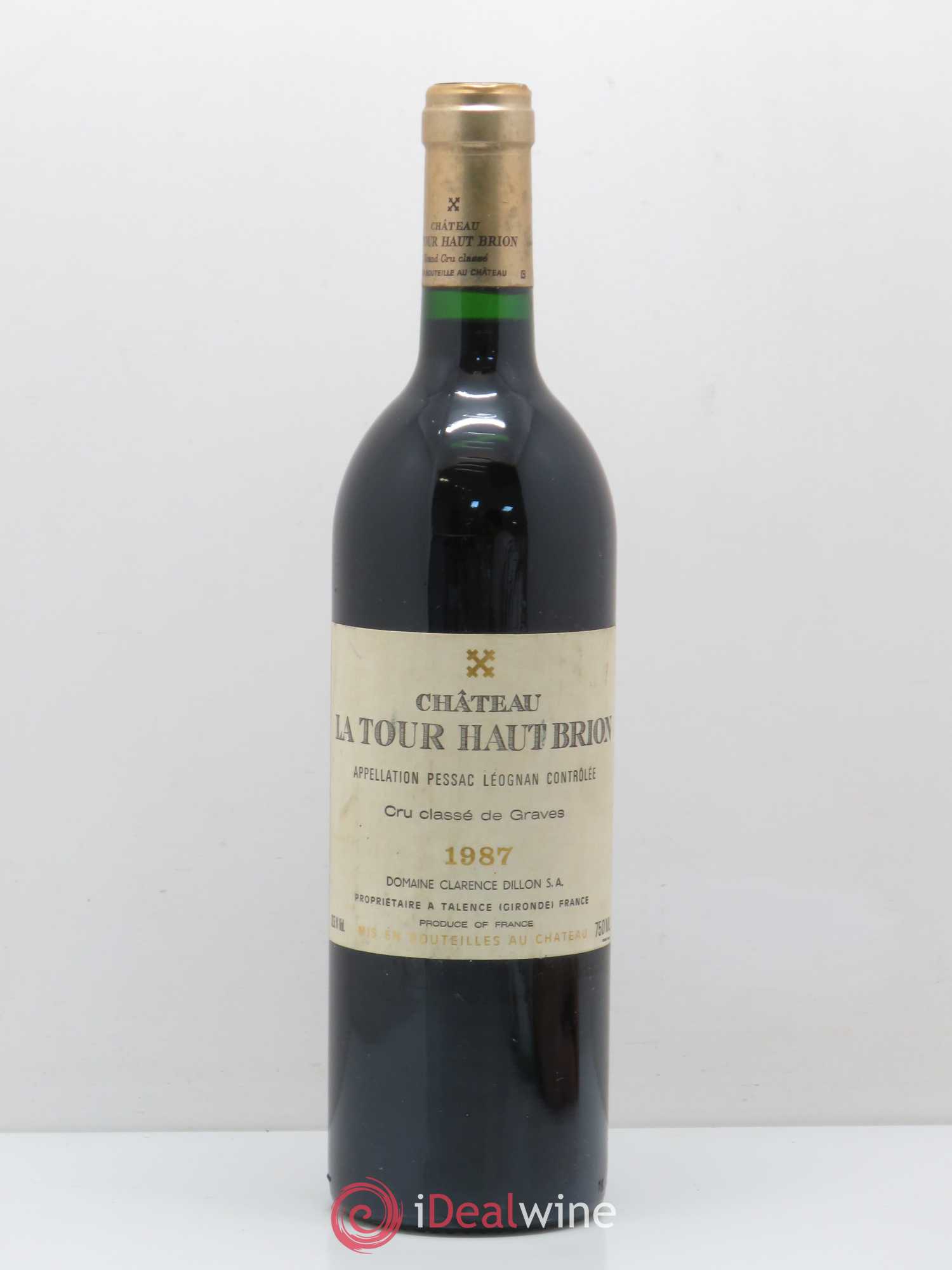 Château la Tour Haut-Brion Cru Classé de Graves 1987 - Lot de 1 bouteille - 0