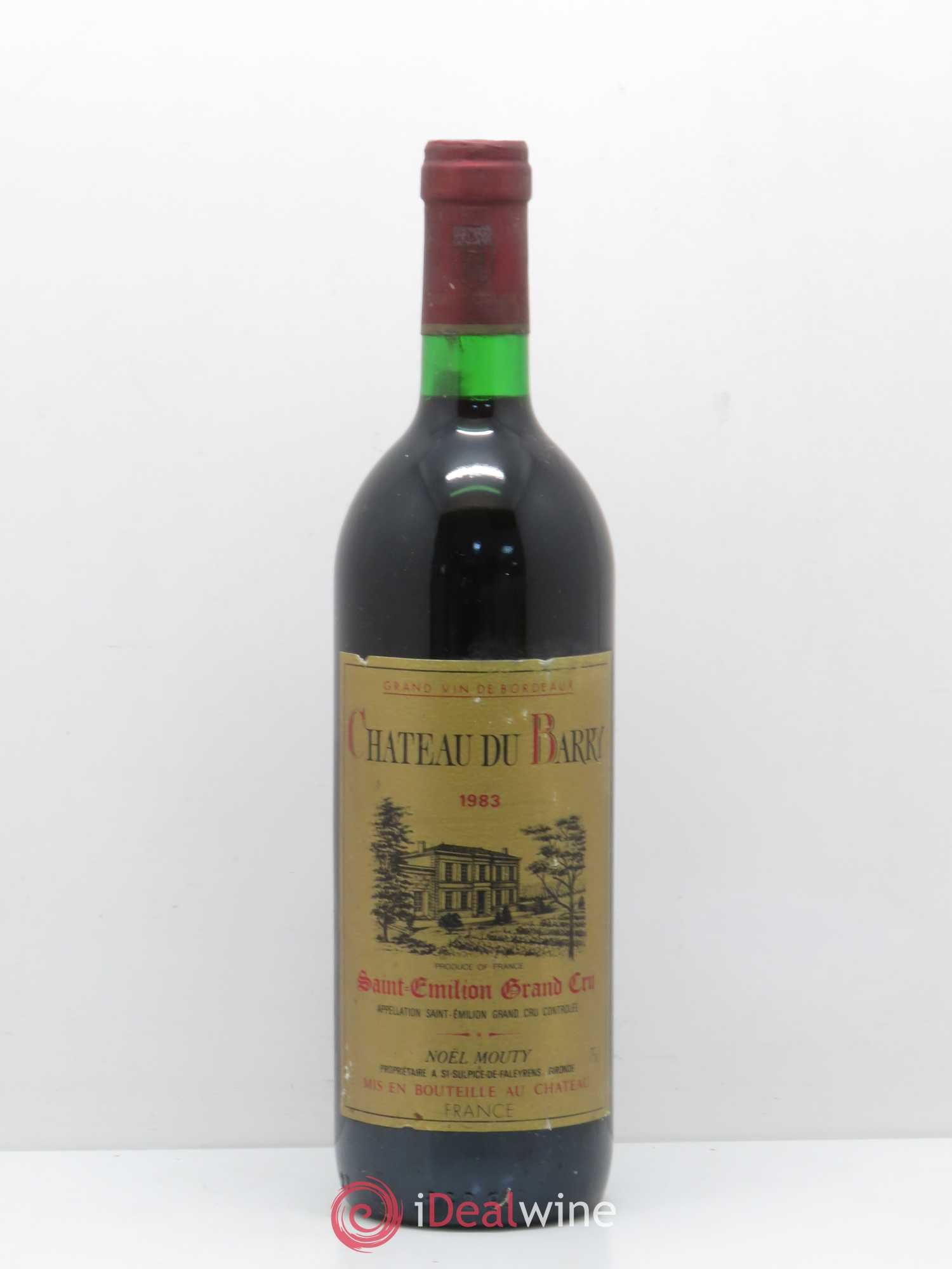 Saint-Émilion Château du Barry 1983 - Lot de 1 bouteille - 0