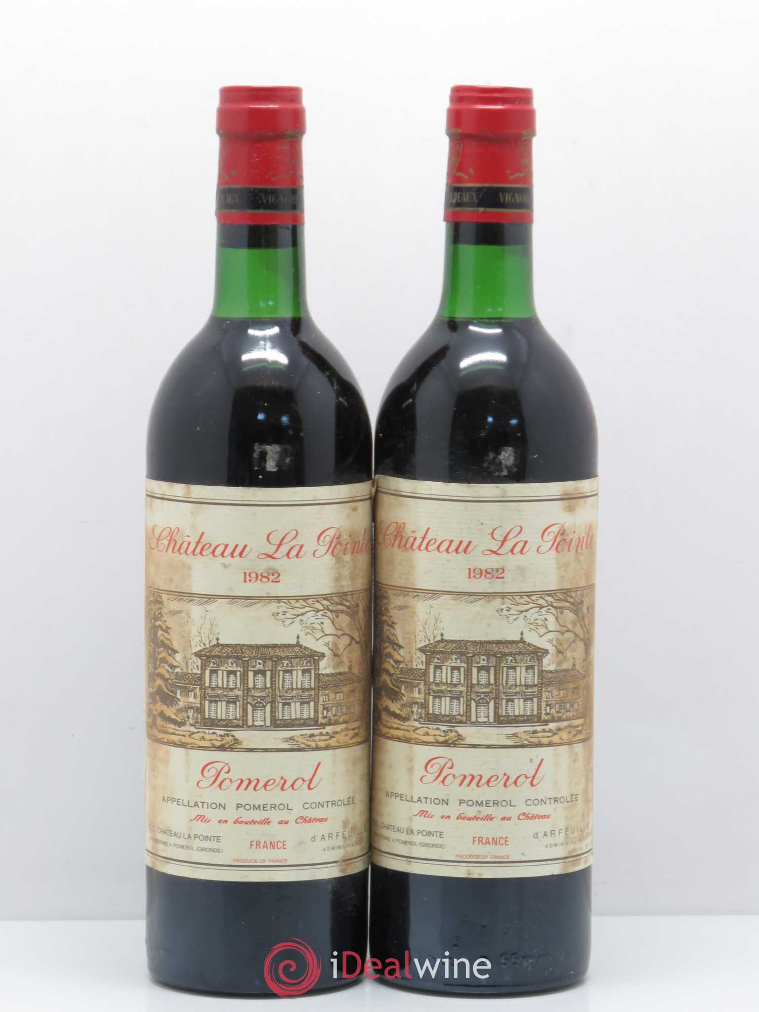 Château la Pointe 1982 - Lot de 2 bouteilles - 0