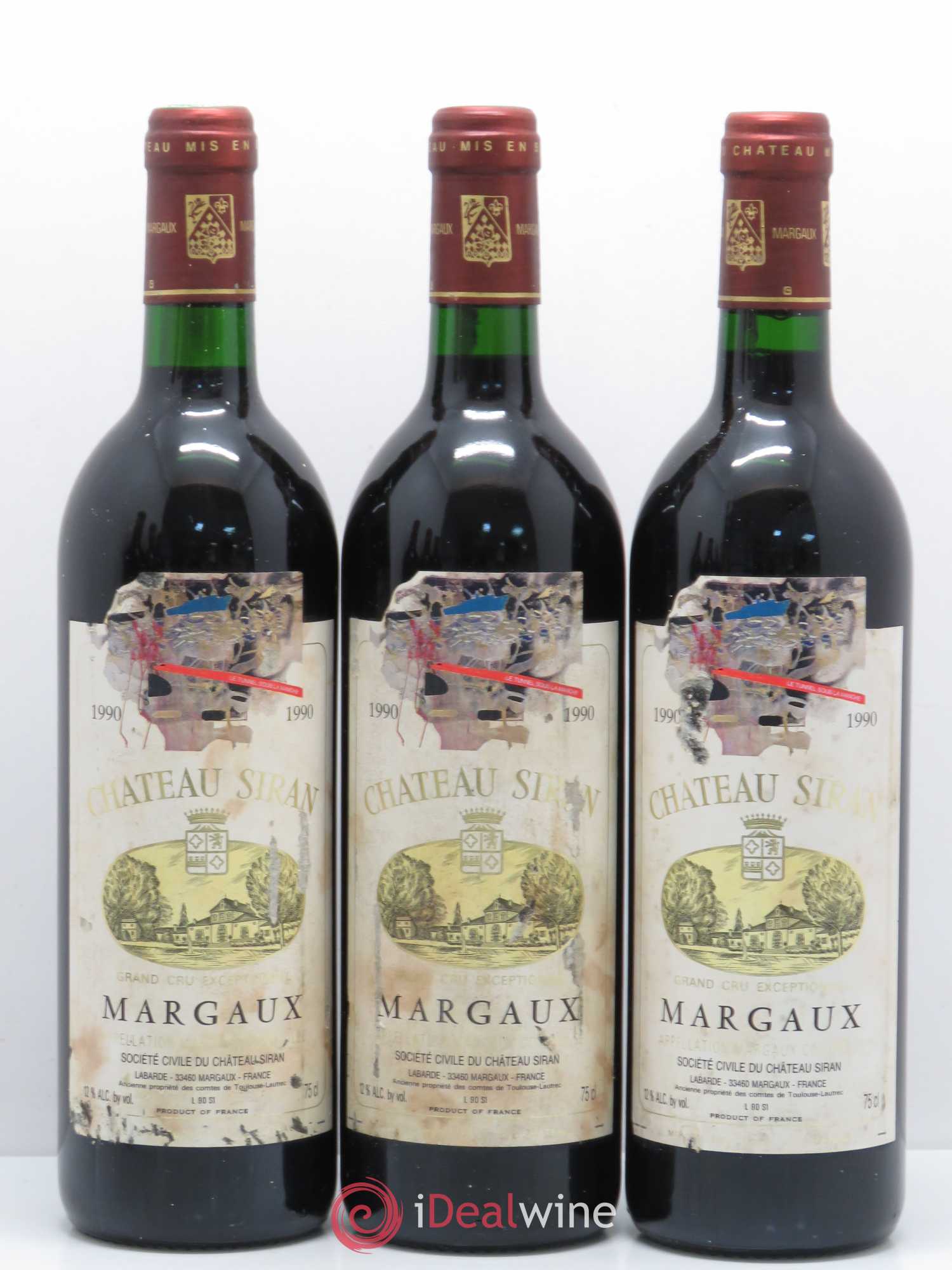 Château Siran 1990 - Lot de 6 bouteilles - 2