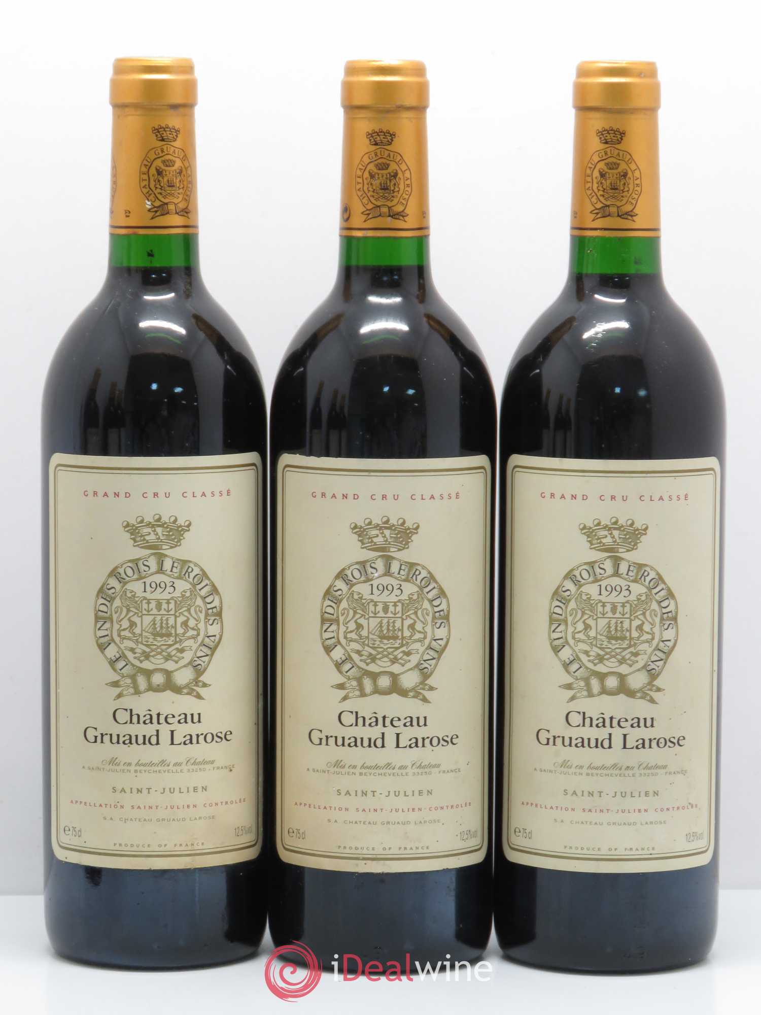 Château Gruaud Larose 2ème Grand Cru Classé 1993 - Lot de 12 bouteilles - 1