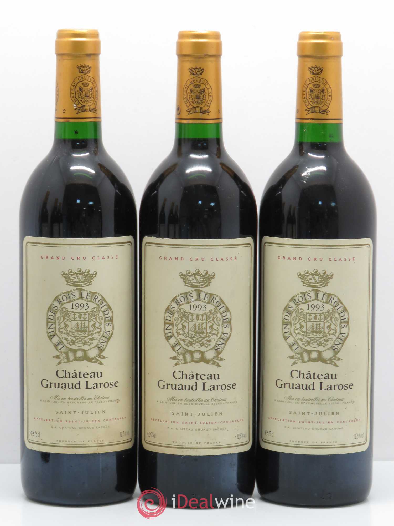 Château Gruaud Larose 2ème Grand Cru Classé 1993 - Lot de 12 bouteilles - 2