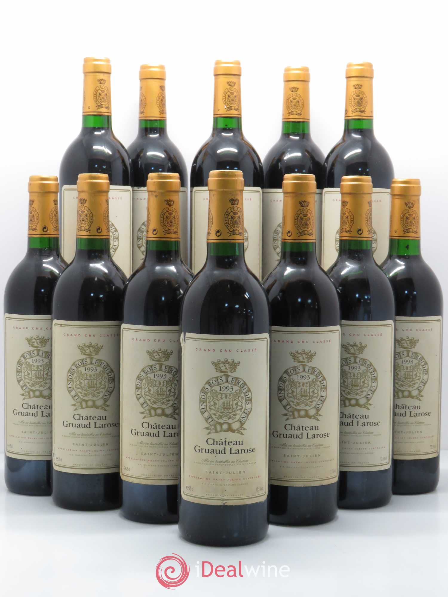 Château Gruaud Larose 2ème Grand Cru Classé 1993 - Lot de 12 bouteilles - 0