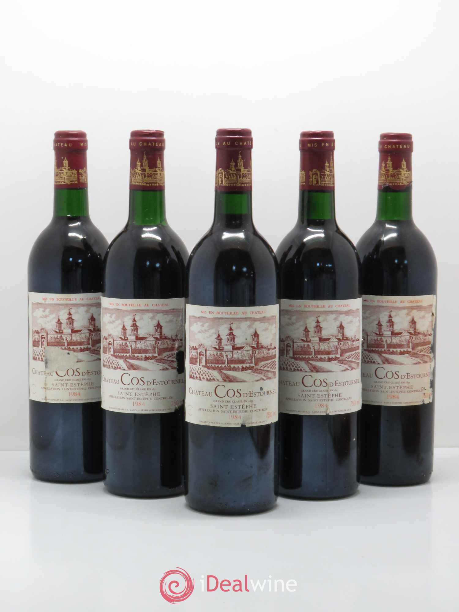 Cos d'Estournel 2ème Grand Cru Classé 1984 - Lot de 5 bouteilles - 0