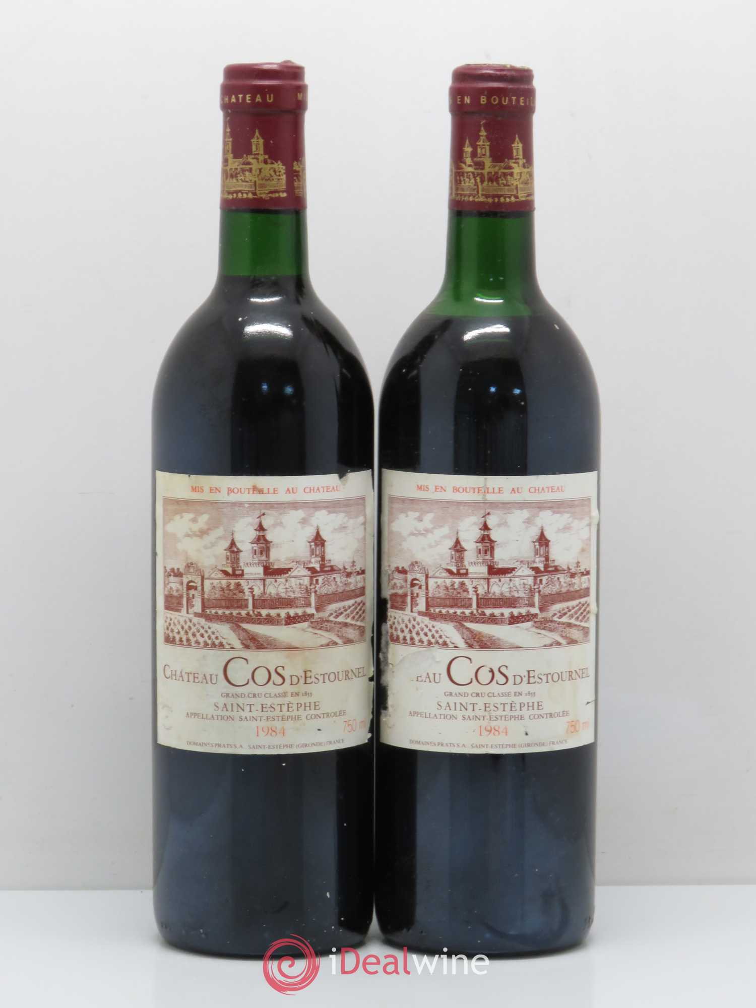Cos d'Estournel 2ème Grand Cru Classé 1984 - Lot de 2 bouteilles - 0