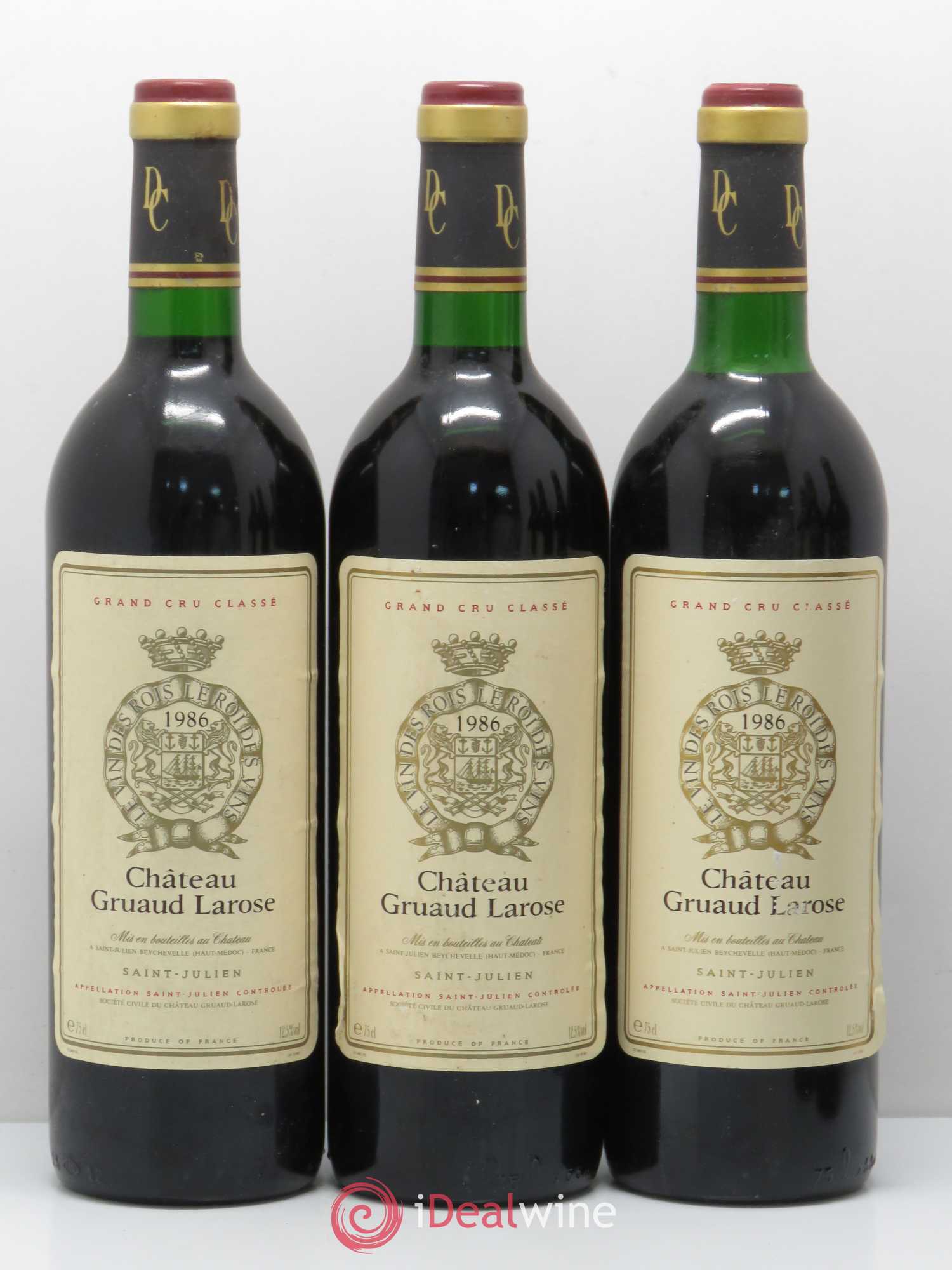 Château Gruaud Larose 2ème Grand Cru Classé 1986 - Lot de 6 bouteilles - 2