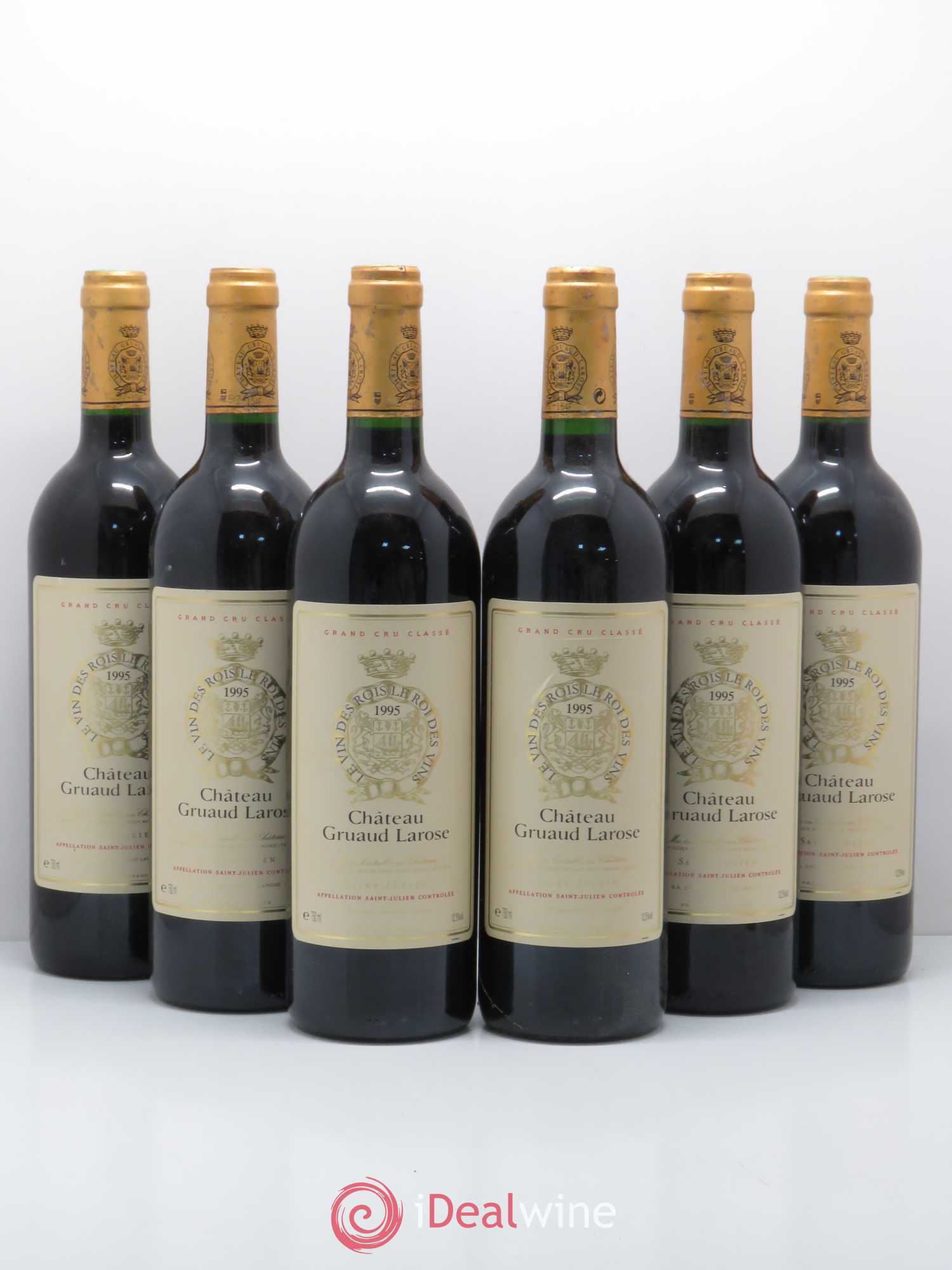 Château Gruaud Larose 2ème Grand Cru Classé 1995 - Lot de 6 bouteilles - 0