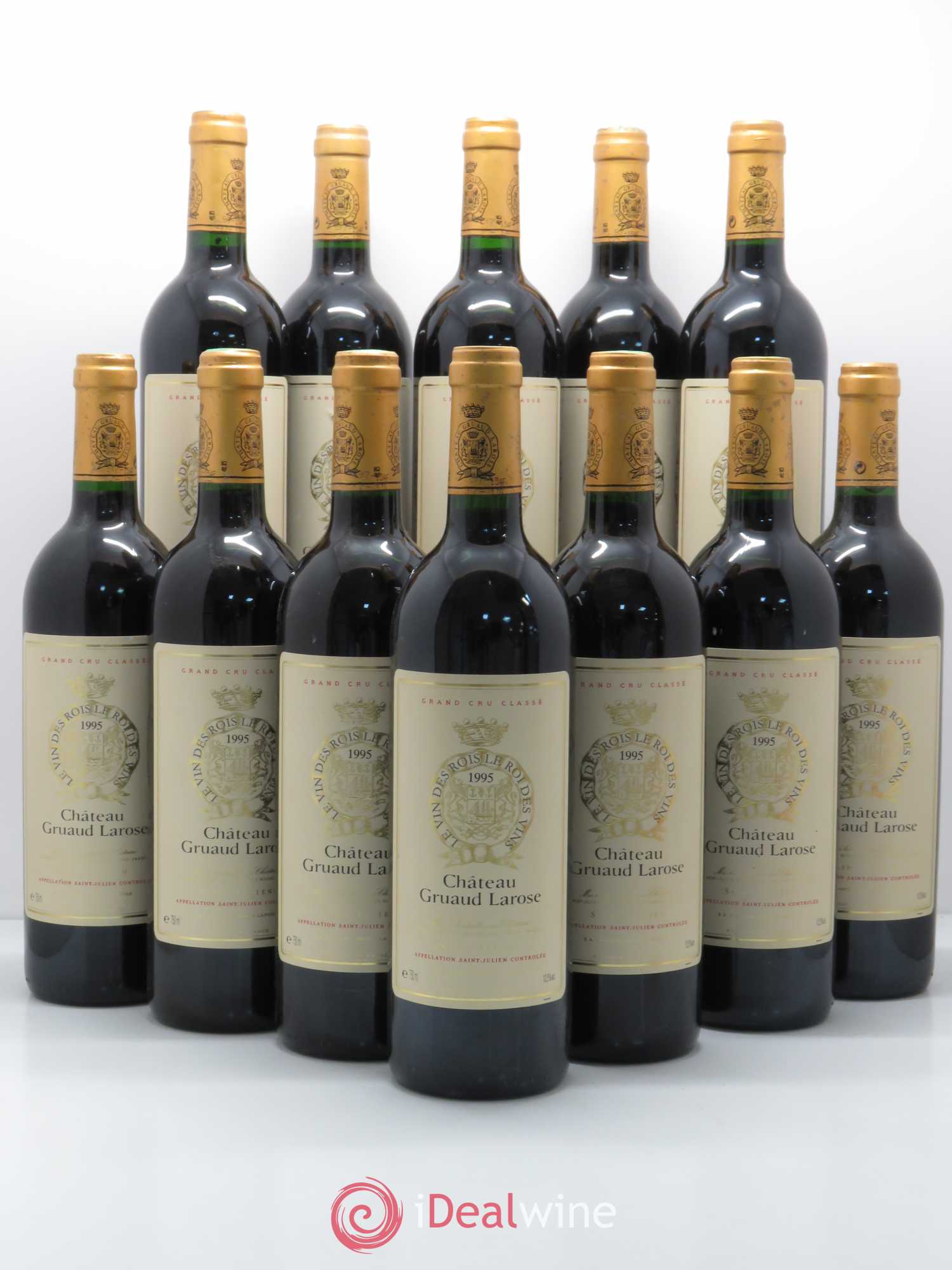 Château Gruaud Larose 2ème Grand Cru Classé 1995 - Lot de 12 bouteilles - 0