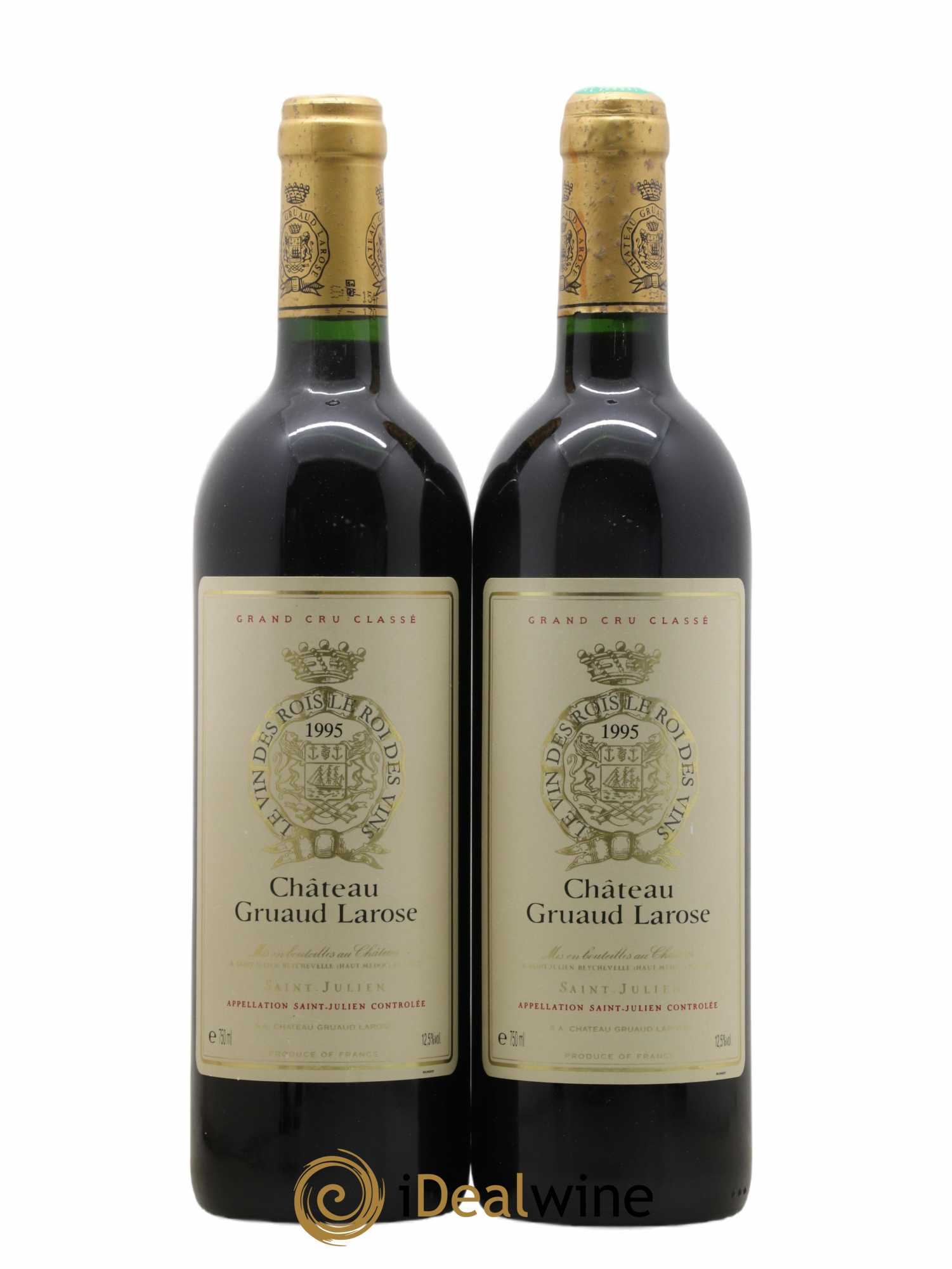 Château Gruaud Larose 2ème Grand Cru Classé 1995 - Lot de 2 bouteilles - 0