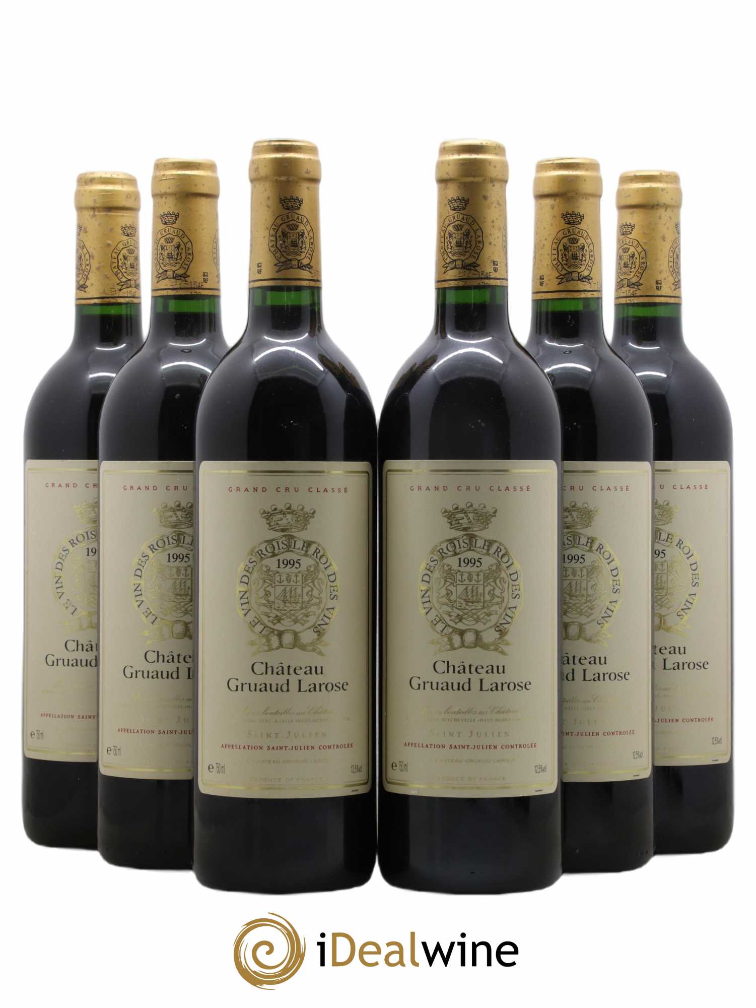 Château Gruaud Larose 2ème Grand Cru Classé 1995 - Lot de 6 bouteilles - 0