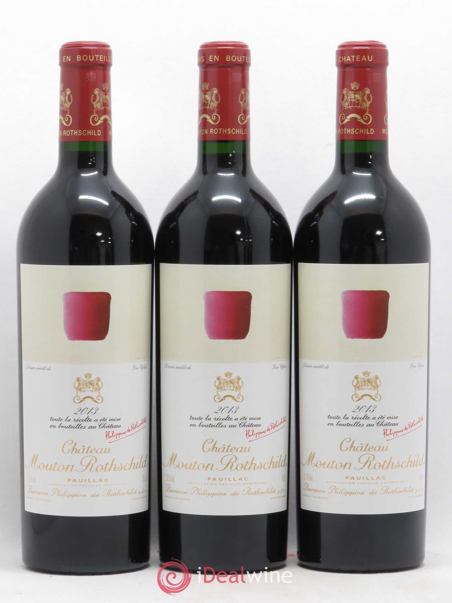 Château Mouton Rothschild 1er Grand Cru Classé 2013 - Lot de 6 bouteilles - 1