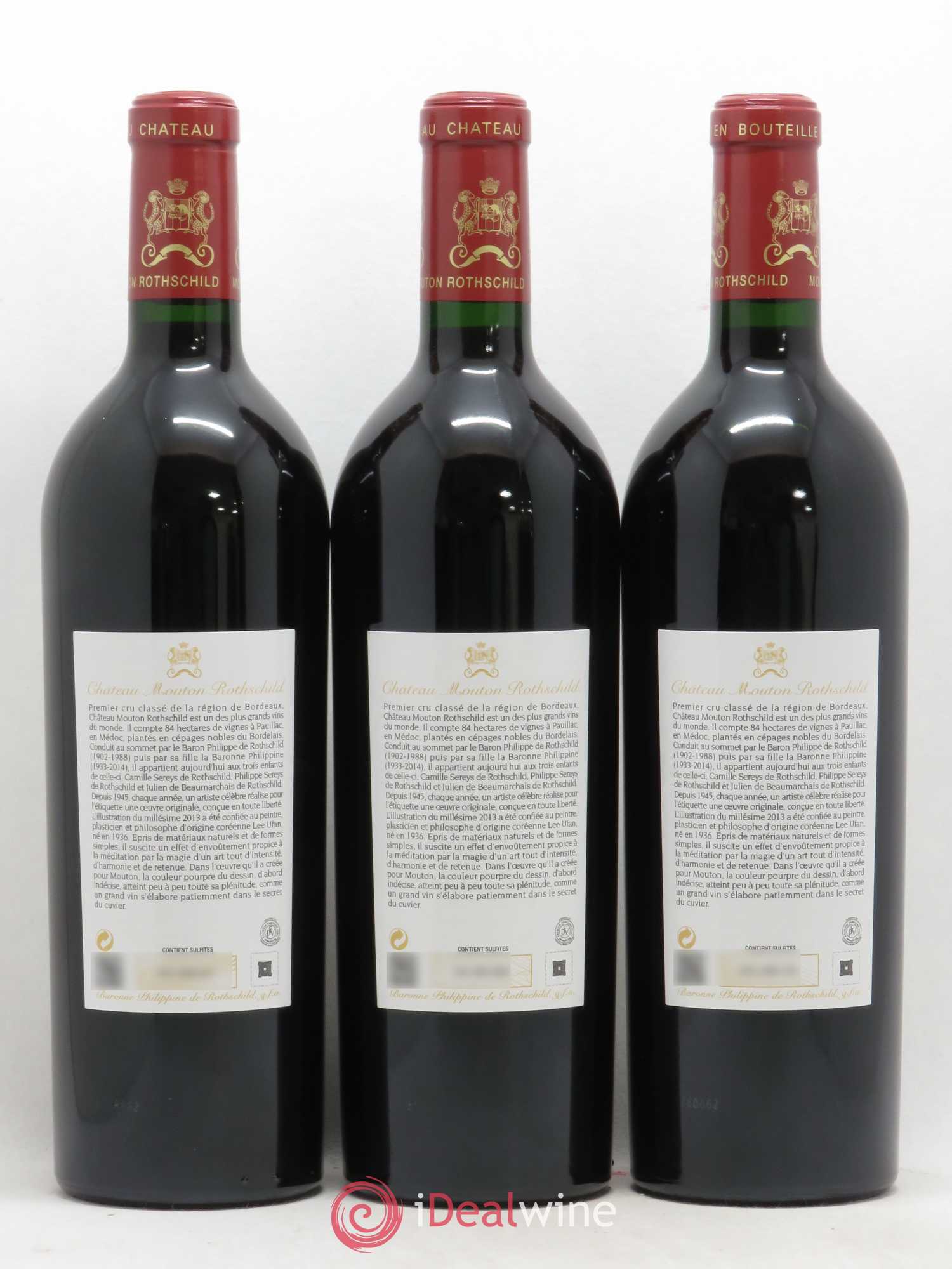 Château Mouton Rothschild 1er Grand Cru Classé 2013 - Lot de 6 bouteilles - 2