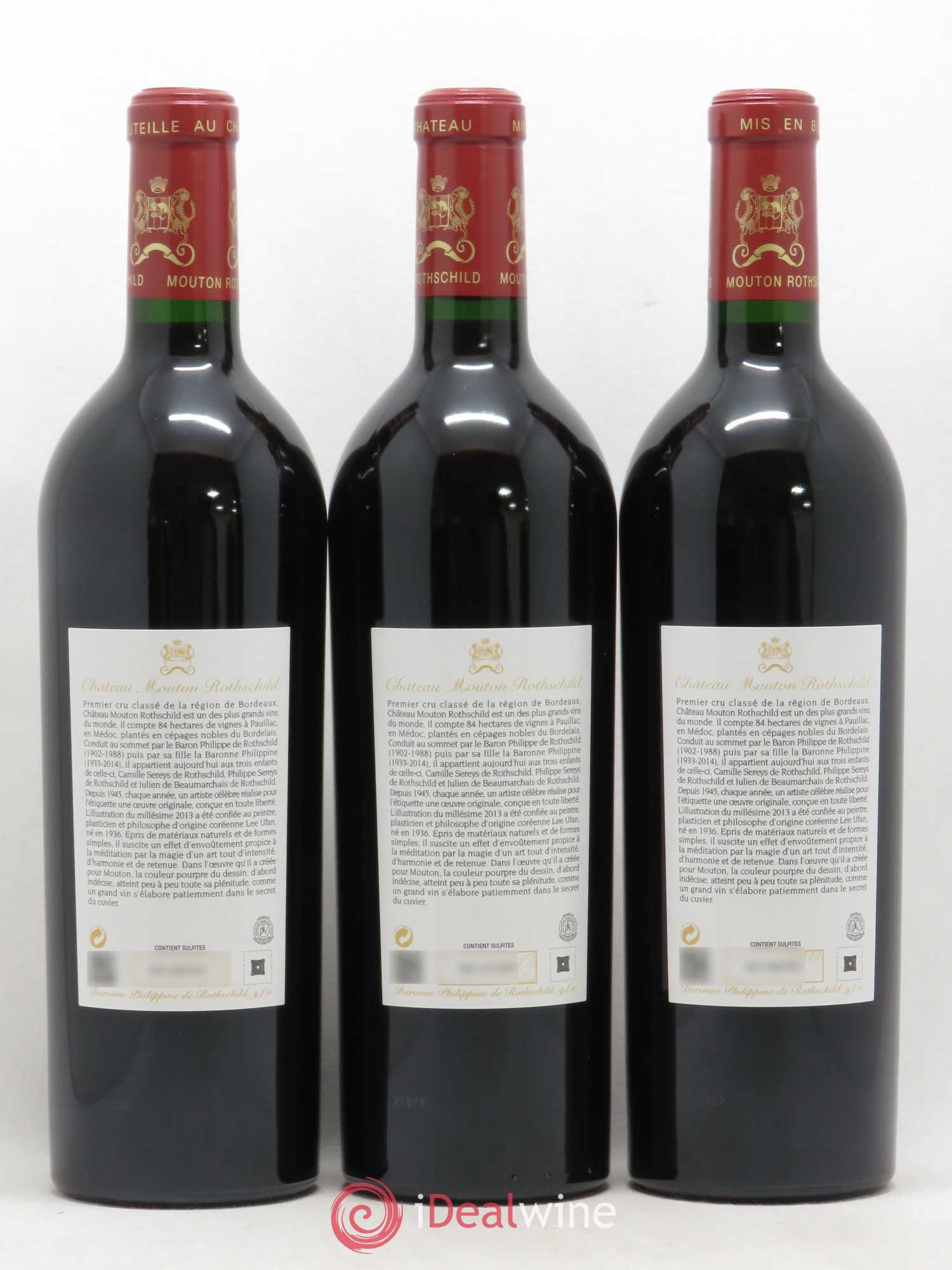 Château Mouton Rothschild 1er Grand Cru Classé 2013 - Lot de 6 bouteilles - 4
