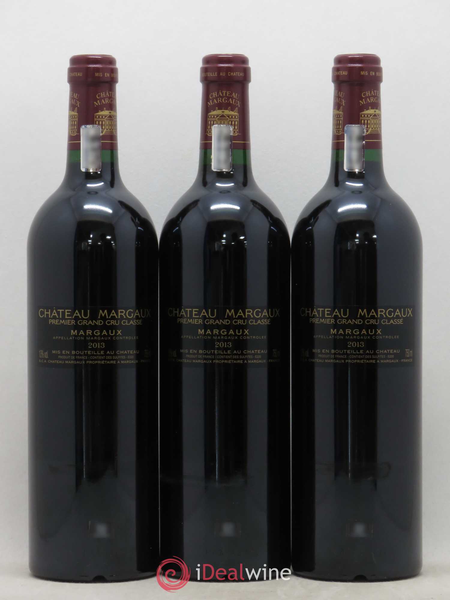 Château Margaux 1er Grand Cru Classé 2013 - Lot de 12 bouteilles - 6