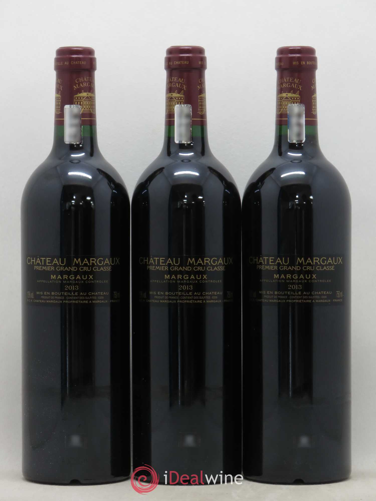 Château Margaux 1er Grand Cru Classé 2013 - Lot de 12 bouteilles - 8