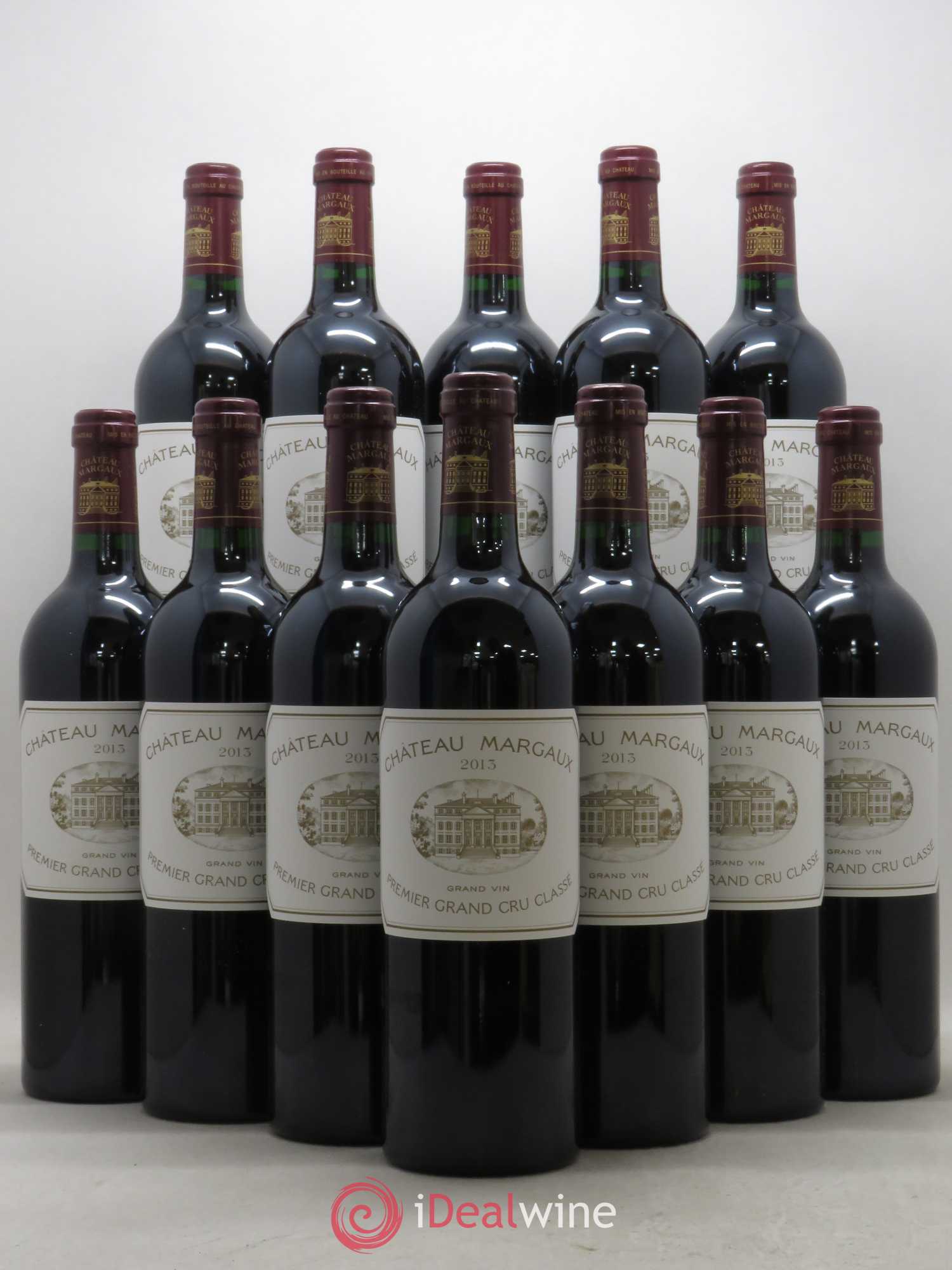 Château Margaux 1er Grand Cru Classé 2013 - Lot de 12 bouteilles - 0