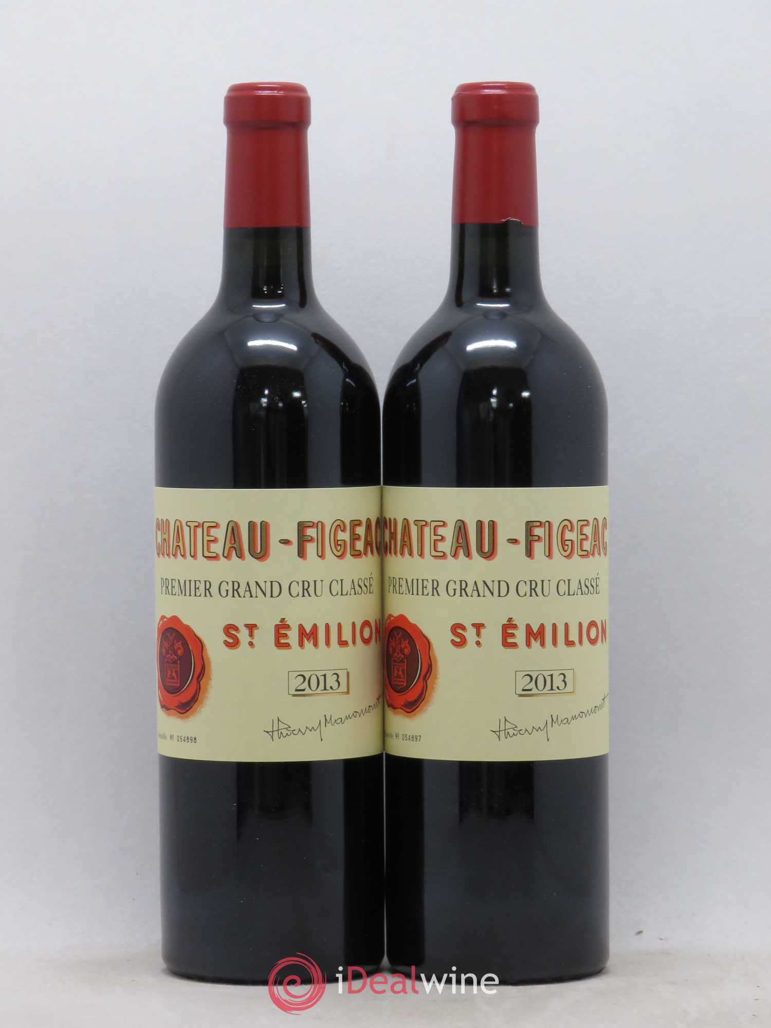 Château Figeac 1er Grand Cru Classé A 2013 - Lot de 2 bouteilles - 0