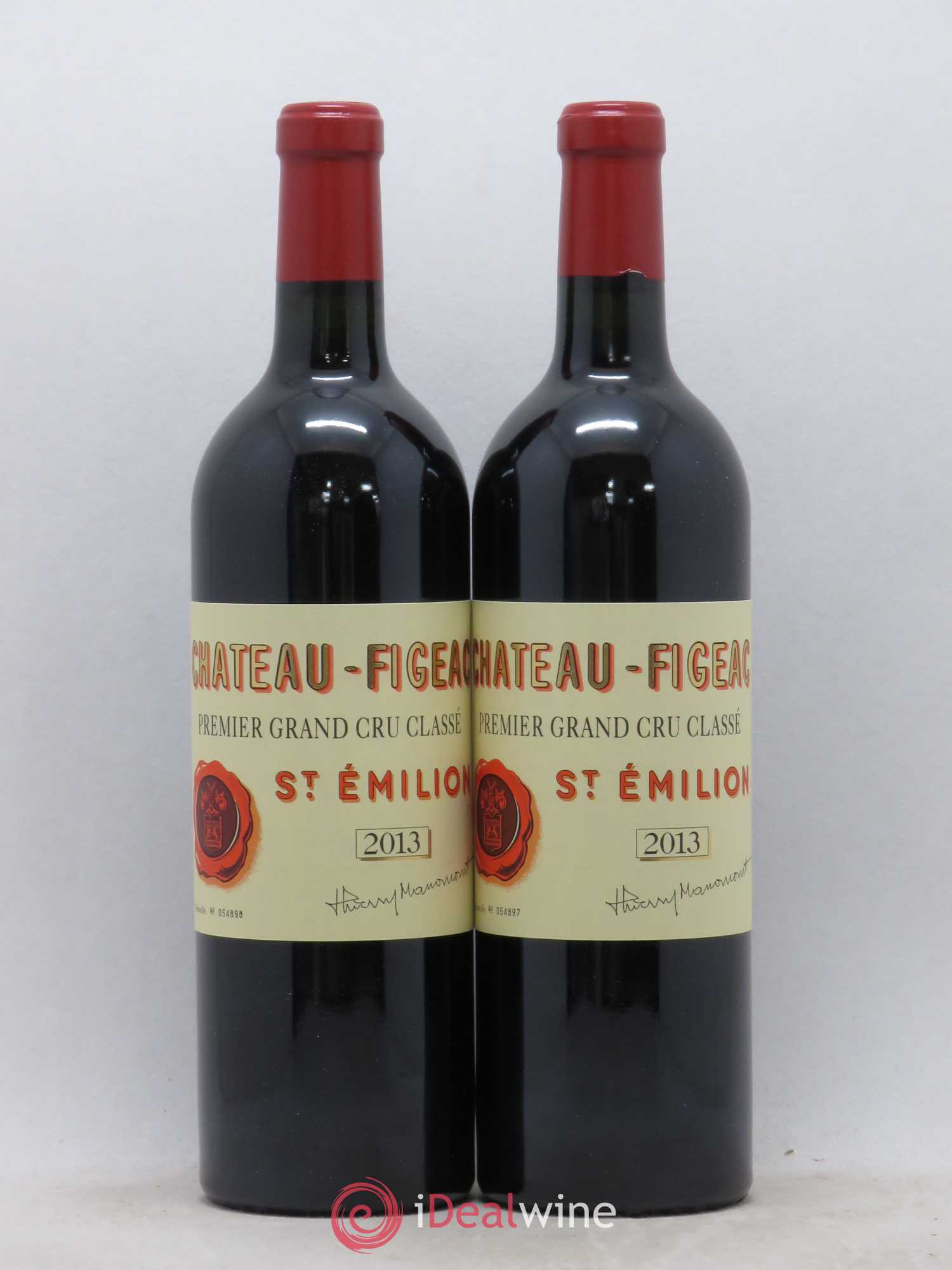 Château Figeac 1er Grand Cru Classé A 2013 - Lot de 2 bouteilles - 0
