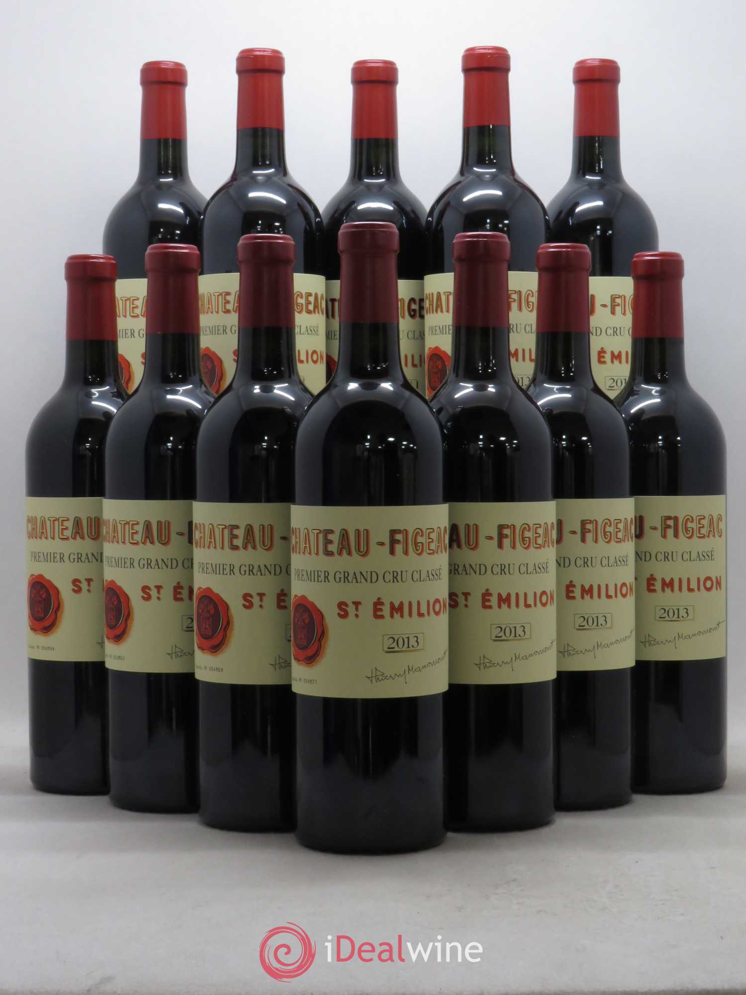 Château Figeac 1er Grand Cru Classé A 2013 - Lot de 12 bouteilles - 0