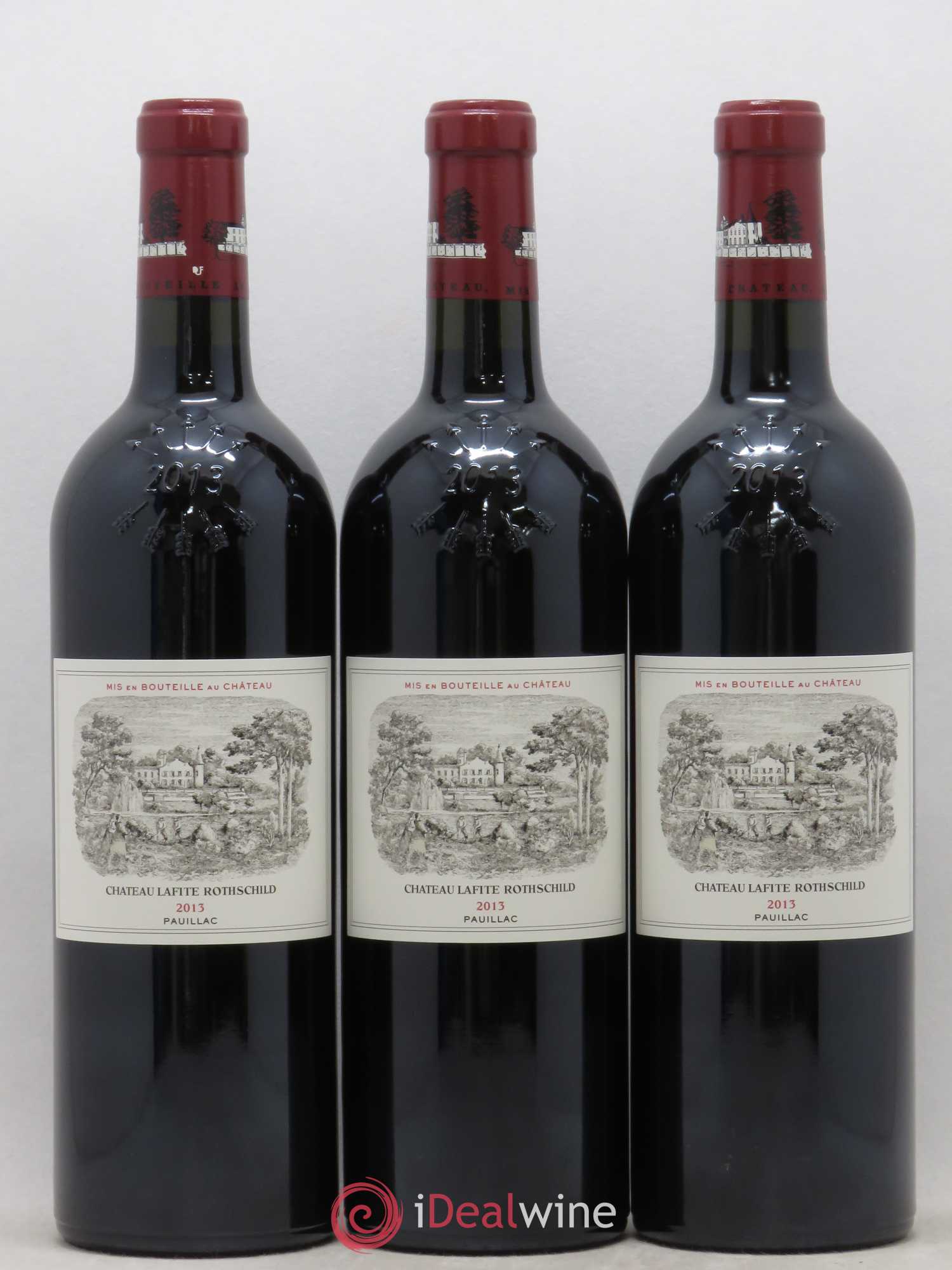 Château Lafite Rothschild 1er Grand Cru Classé 2013 - Lot de 3 bouteilles - 0
