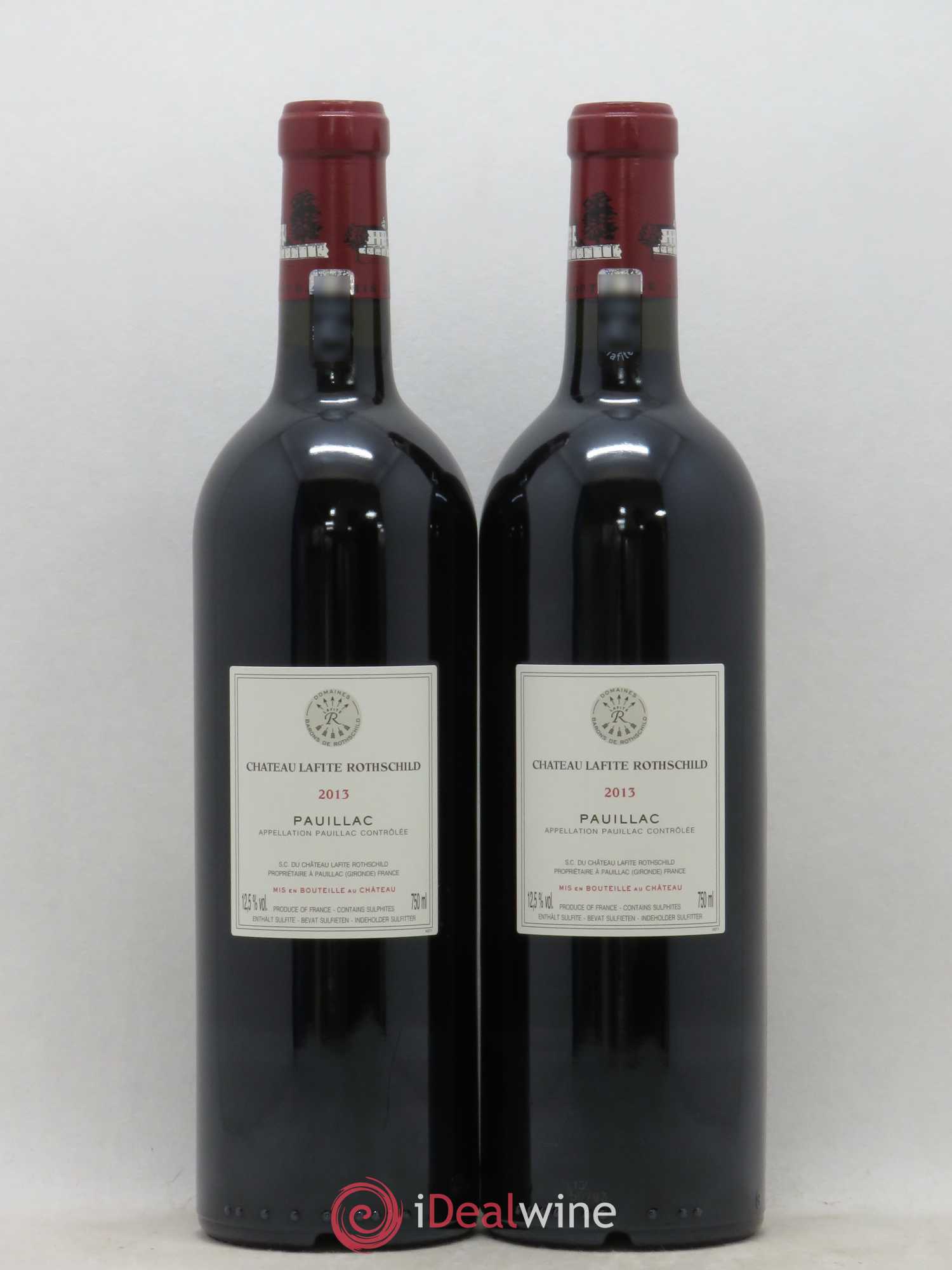 Château Lafite Rothschild 1er Grand Cru Classé 2013 - Lot de 2 bouteilles - 1
