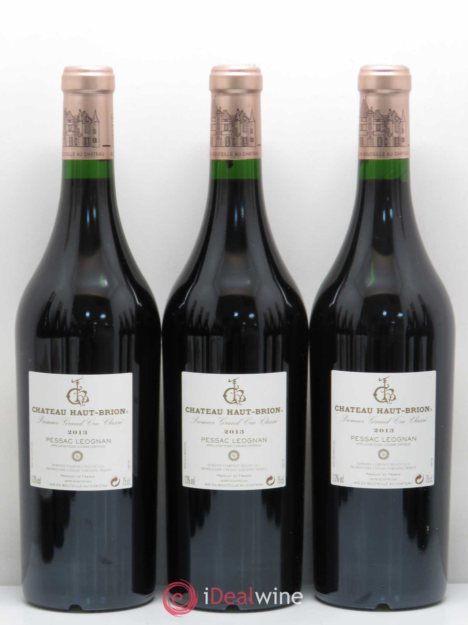Château Haut Brion 1er Grand Cru Classé 2013 - Lot de 12 bouteilles - 6