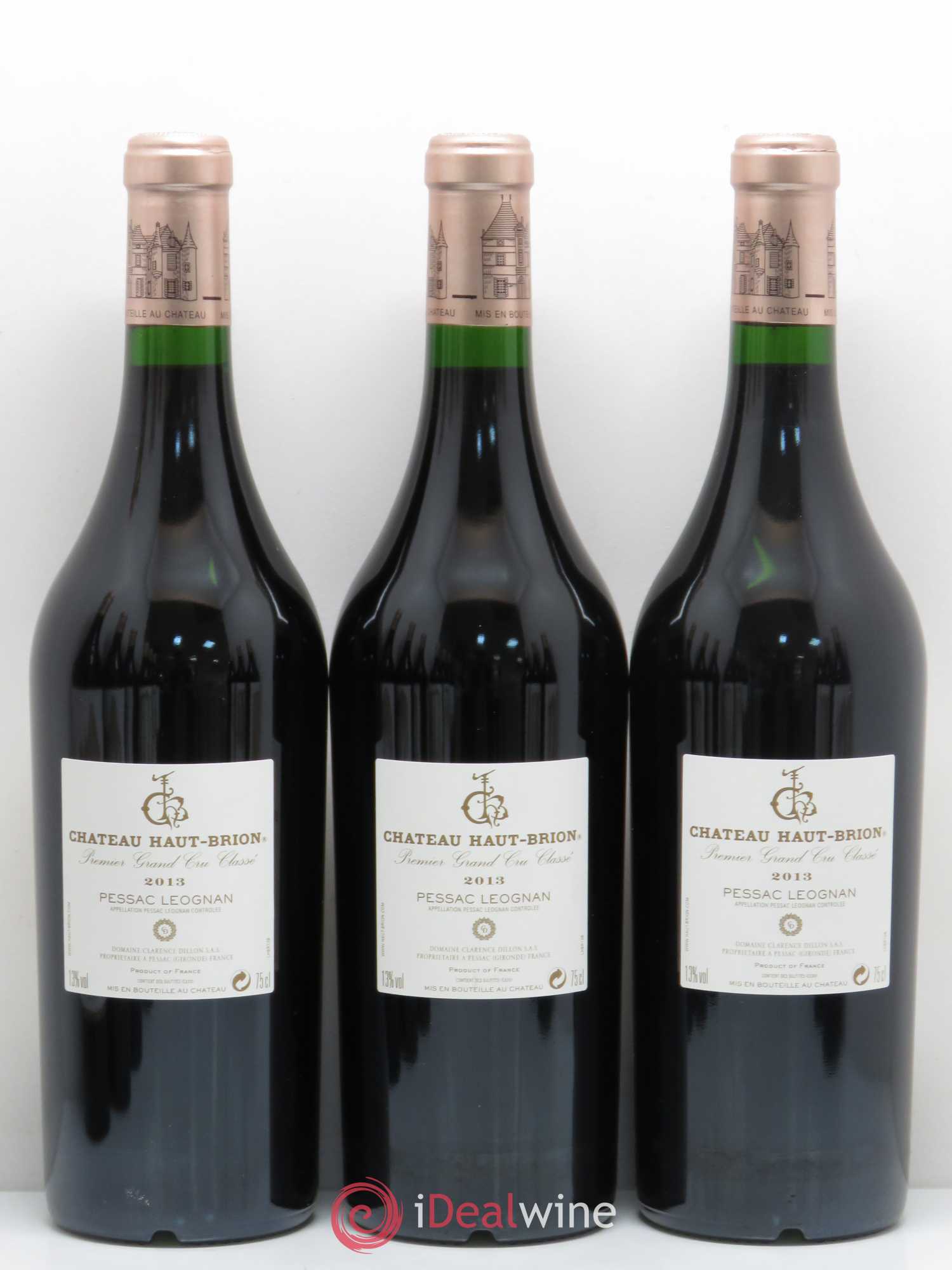 Château Haut Brion 1er Grand Cru Classé 2013 - Lot de 12 bouteilles - 8