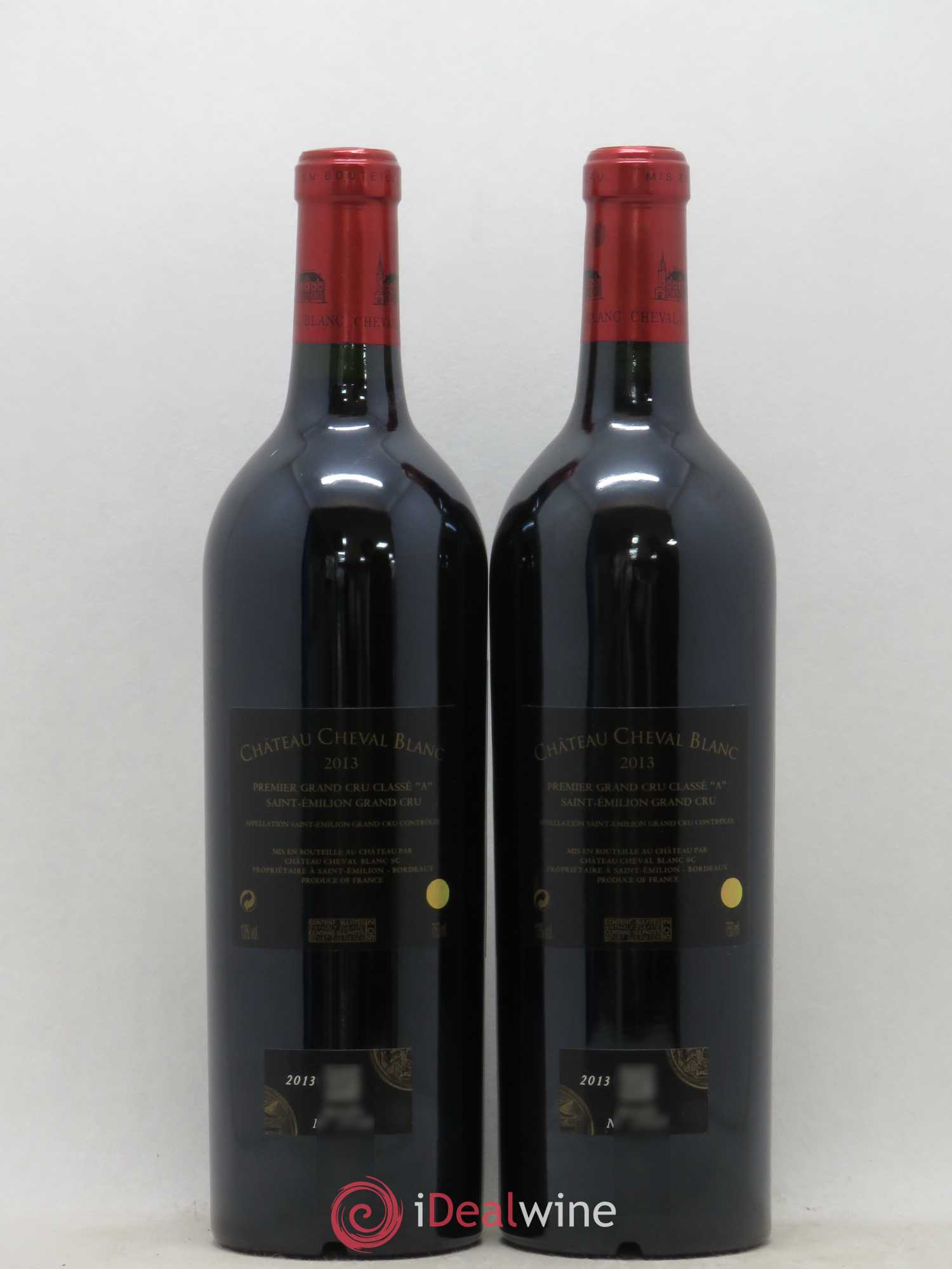 Château Cheval Blanc 1er Grand Cru Classé A 2013 - Lot de 2 bouteilles - 1