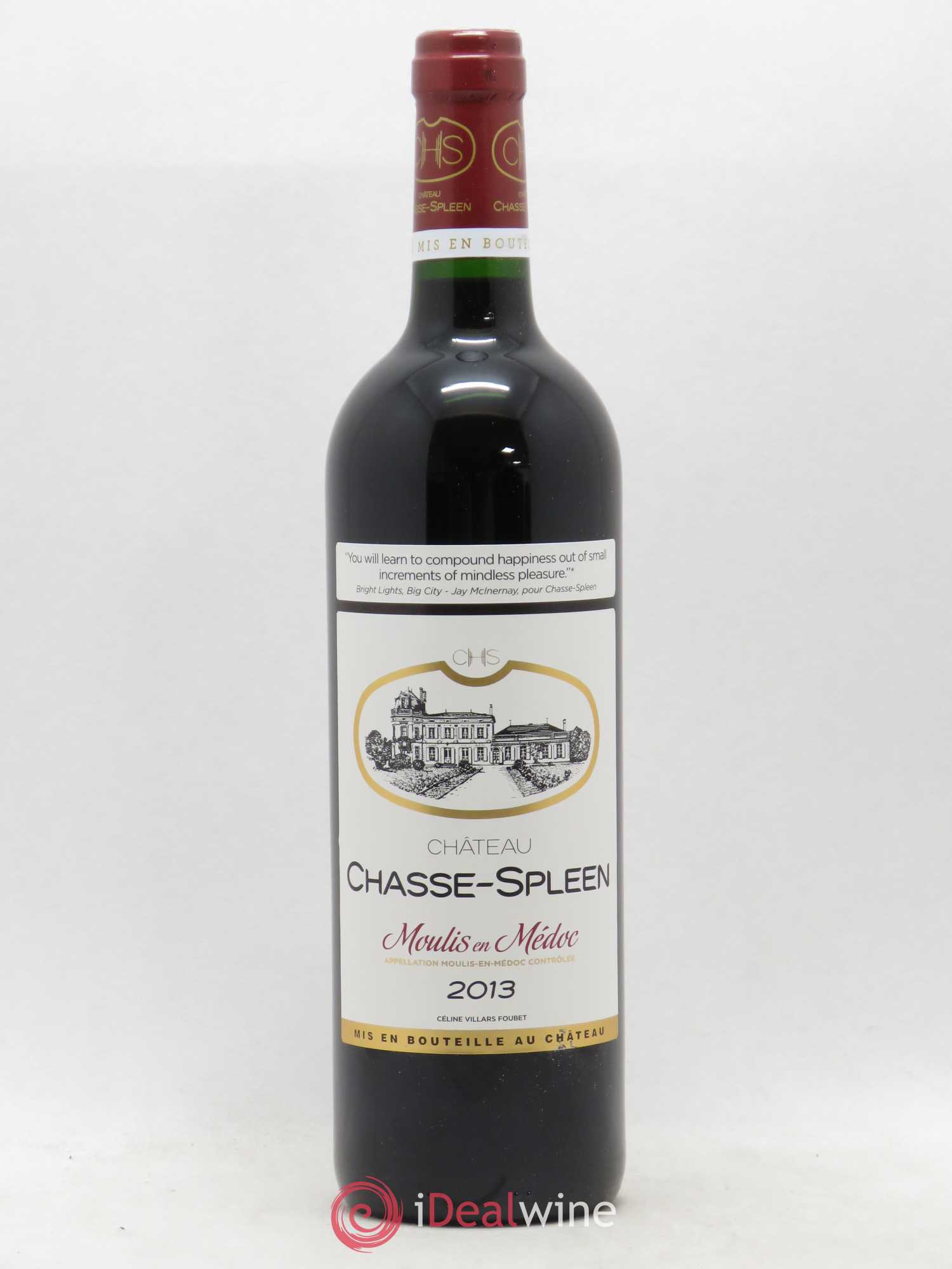 Château Chasse Spleen 2013 - Lot de 1 bouteille - 0