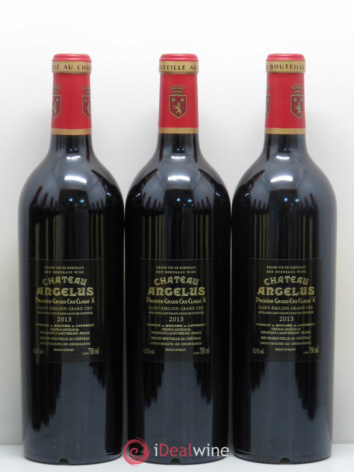 Château Angélus 1er Grand Cru Classé A 2013 - Lot de 12 bouteilles - 2