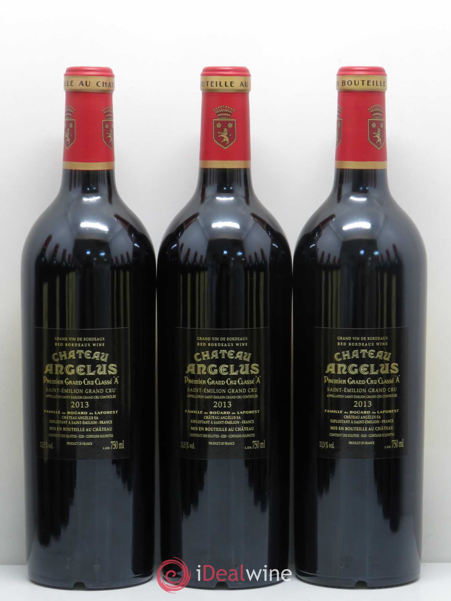 Château Angélus 1er Grand Cru Classé A 2013 - Lot de 12 bouteilles - 8