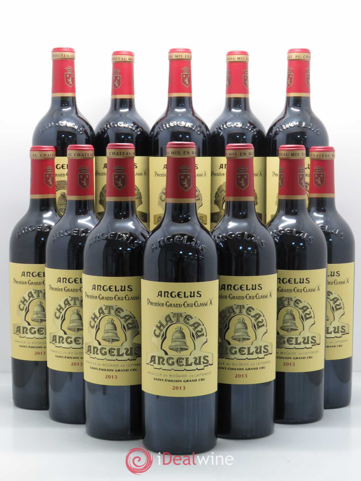 Château Angélus 1er Grand Cru Classé A 2013 - Lot de 12 bouteilles - 0