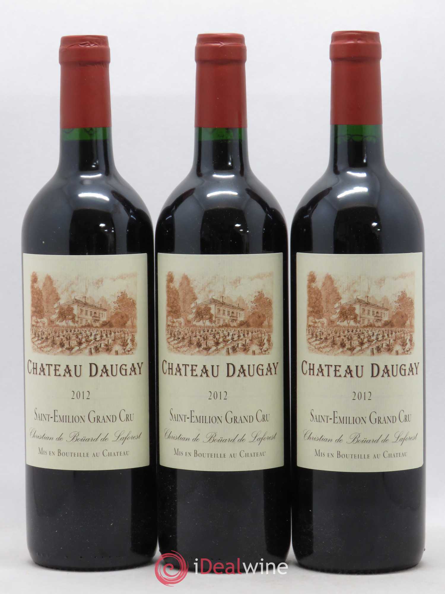 Château Daugay 2012 - Lot de 3 bouteilles - 0