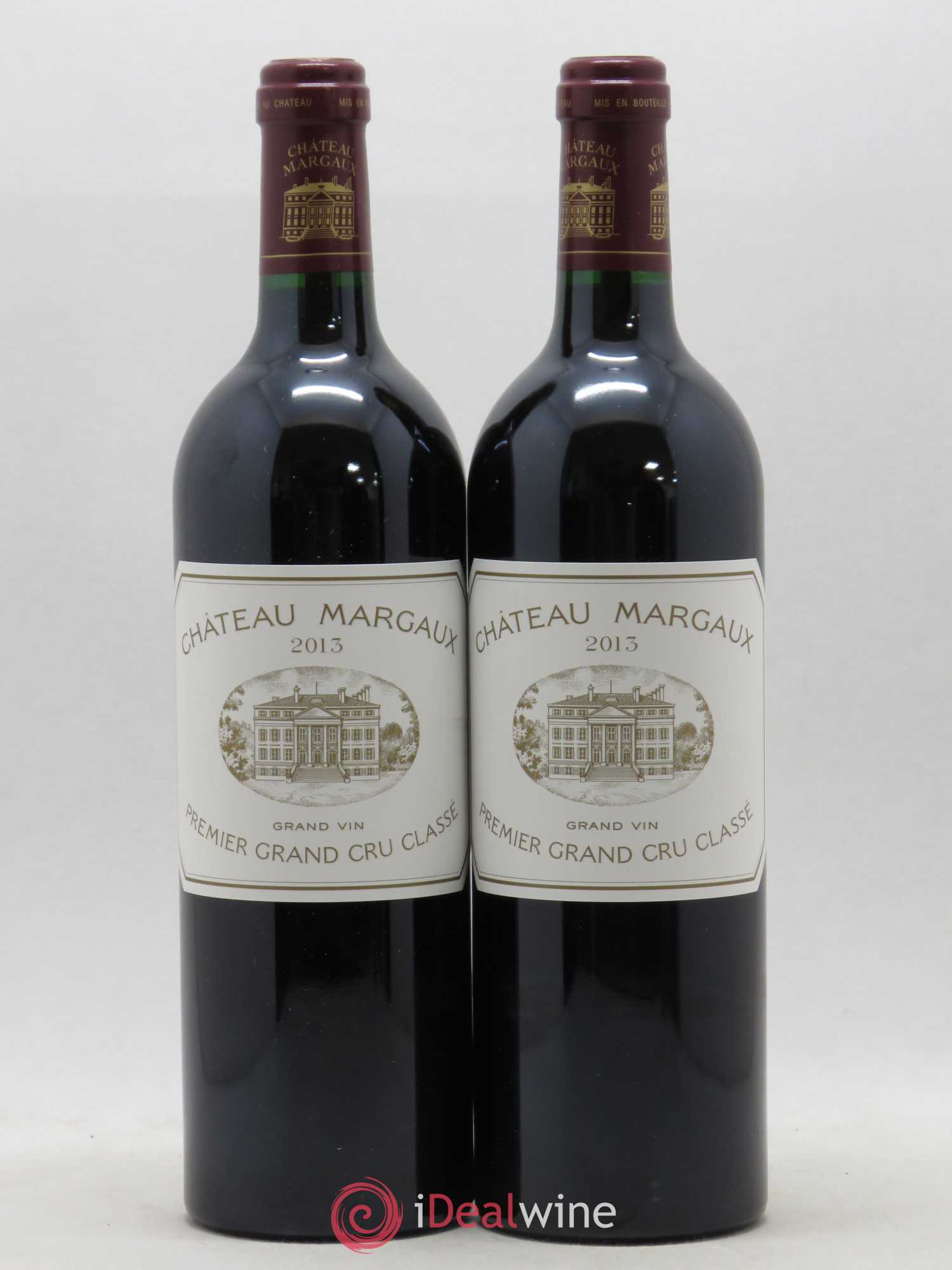 Château Margaux 1er Grand Cru Classé 2013 - Lot de 2 bouteilles - 0
