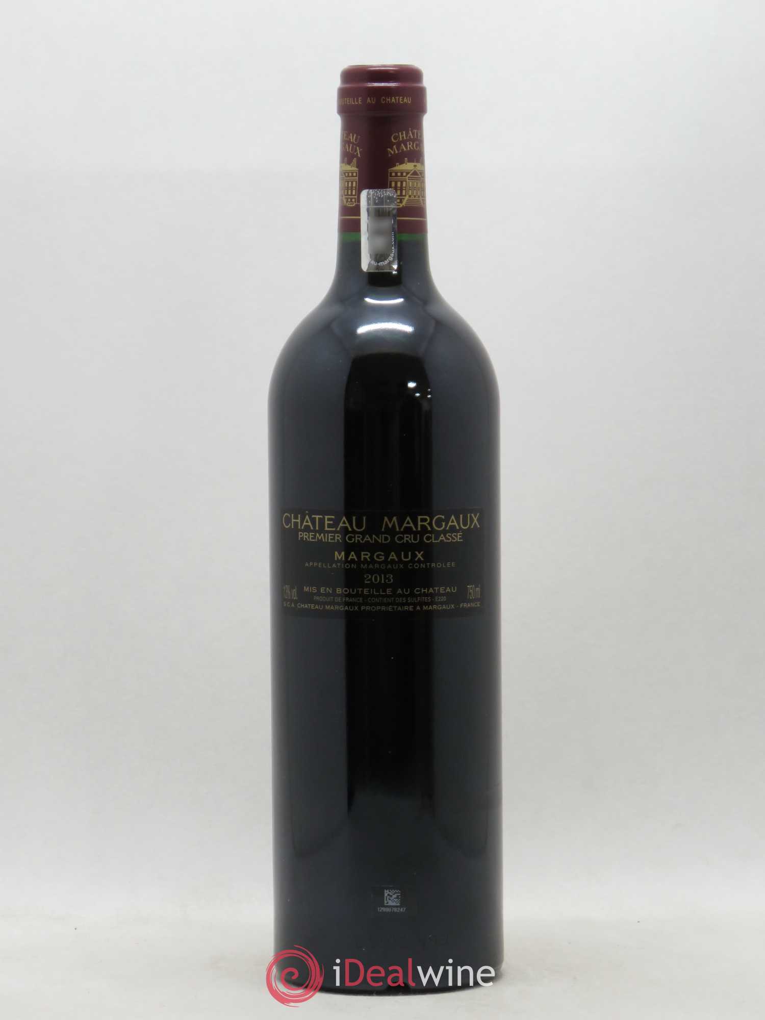 Château Margaux 1er Grand Cru Classé 2013 - Lot de 1 bouteille - 1
