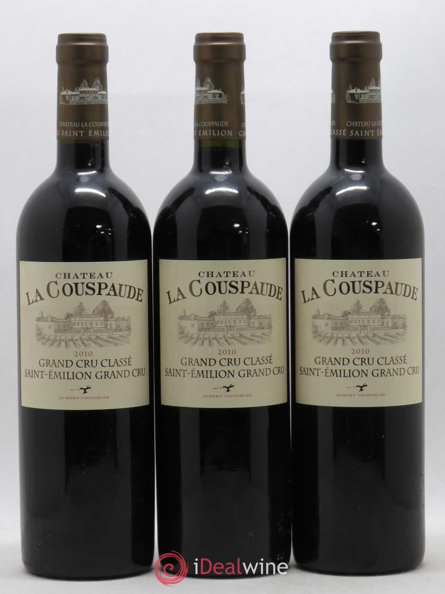 Château la Couspaude Grand Cru Classé 2010 - Lot de 3 bouteilles - 0