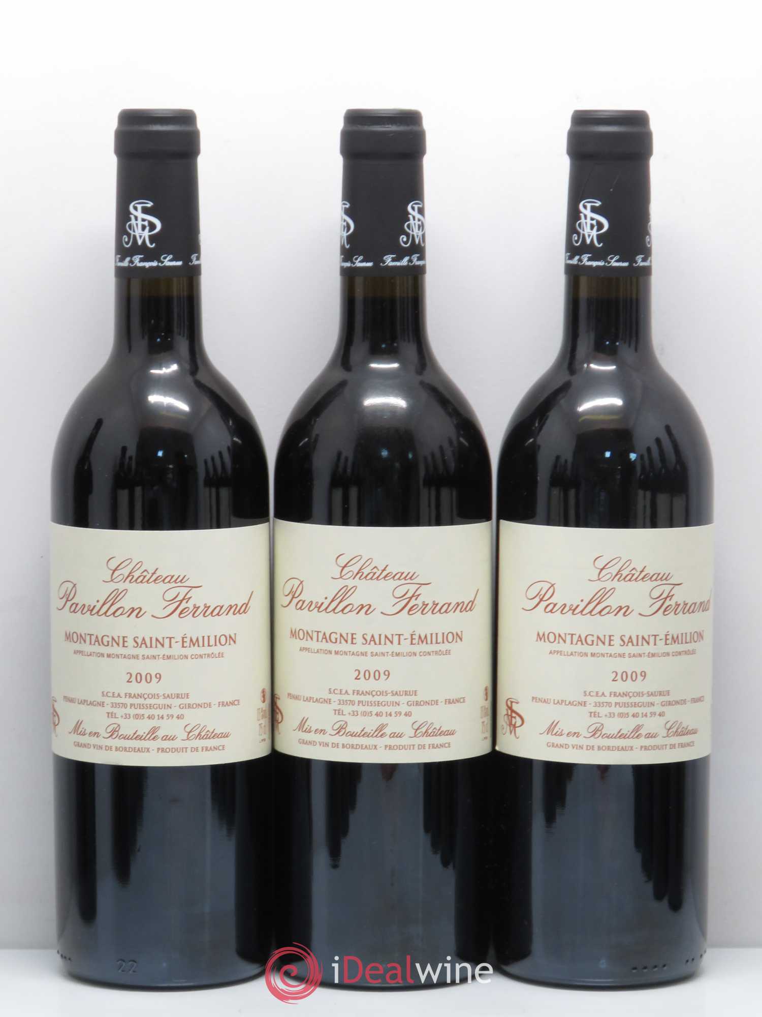 Montagne Saint-Émilion Chateau Pavillon Ferrand 2009 - Lot de 12 bouteilles - 3
