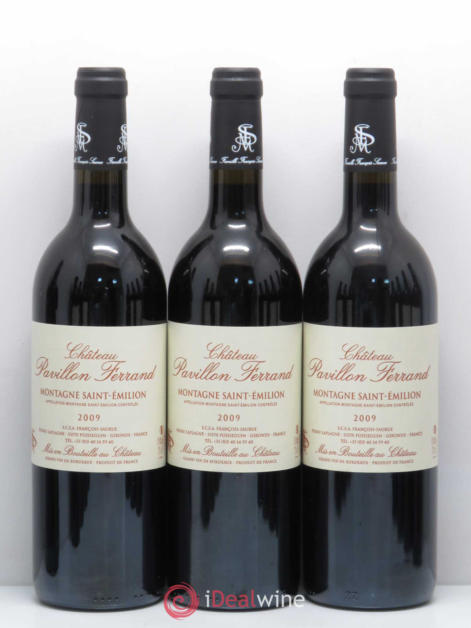 Montagne Saint-Émilion Chateau Pavillon Ferrand 2009 - Lot de 12 bouteilles - 4