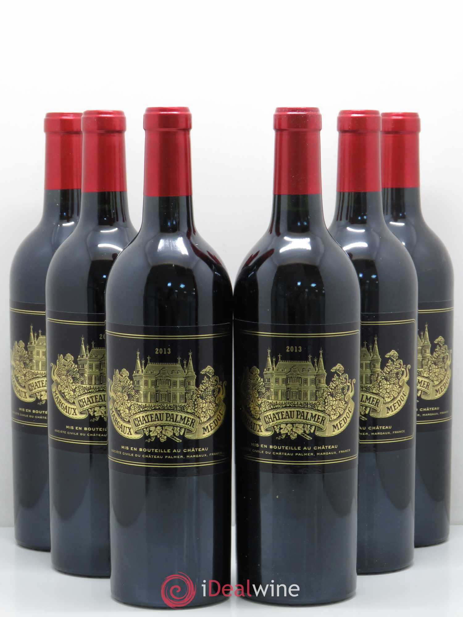 Château Palmer 3ème Grand Cru Classé 2013 - Lot de 6 bouteilles - 0