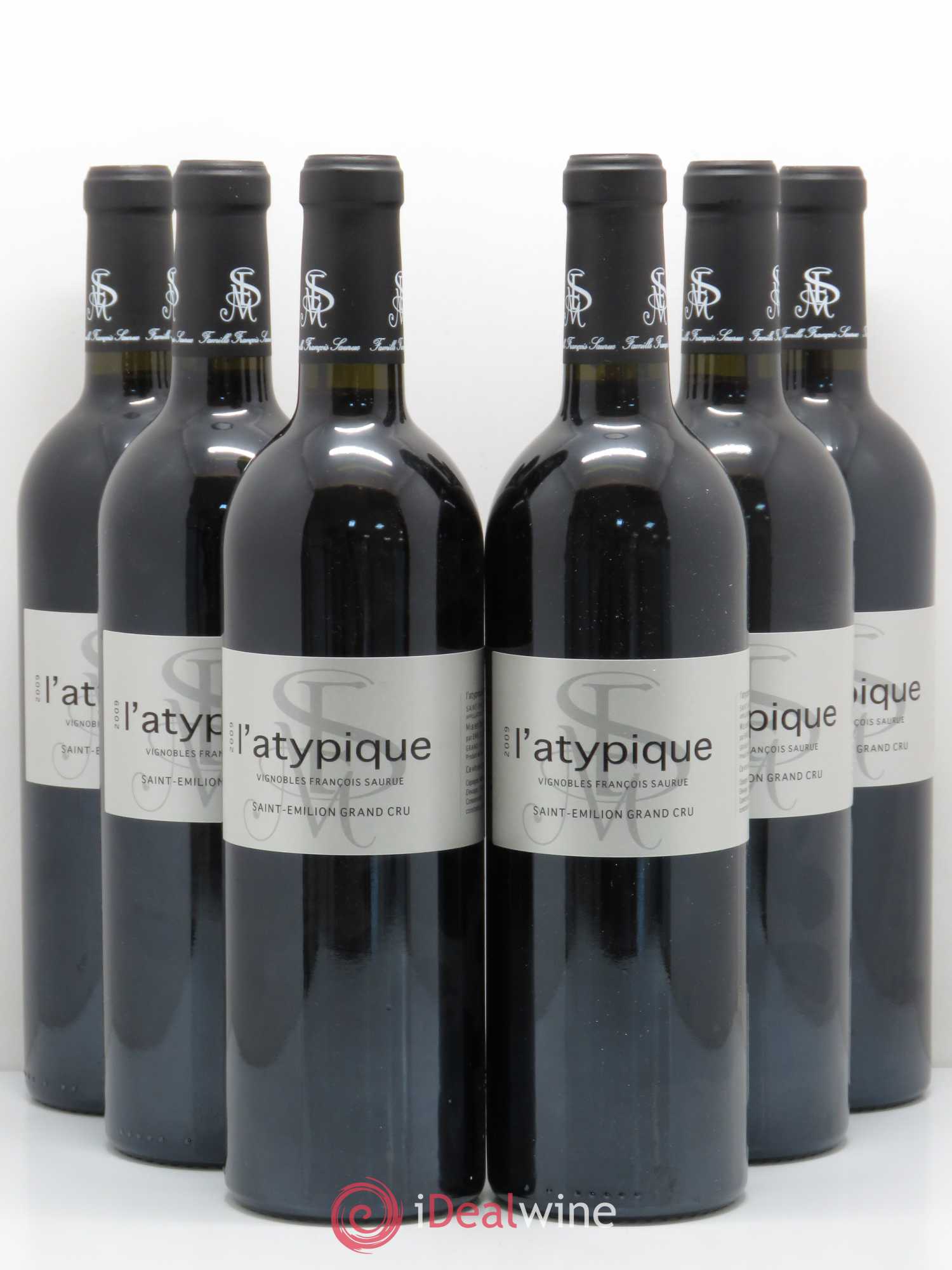 Saint-Émilion L'Atypique 2009 - Lot de 6 bouteilles - 0