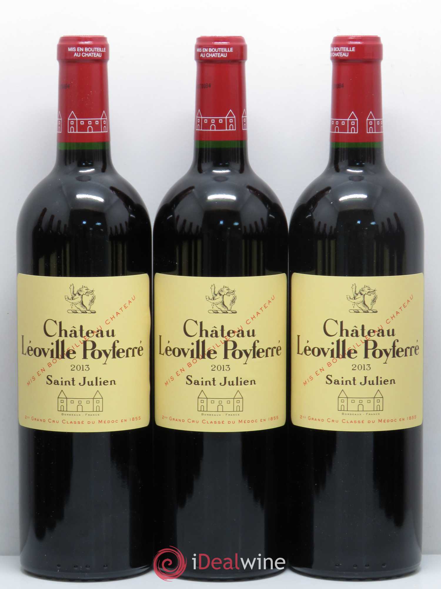 Château Léoville Poyferré 2ème Grand Cru Classé 2013 - Lot de 12 bouteilles - 1
