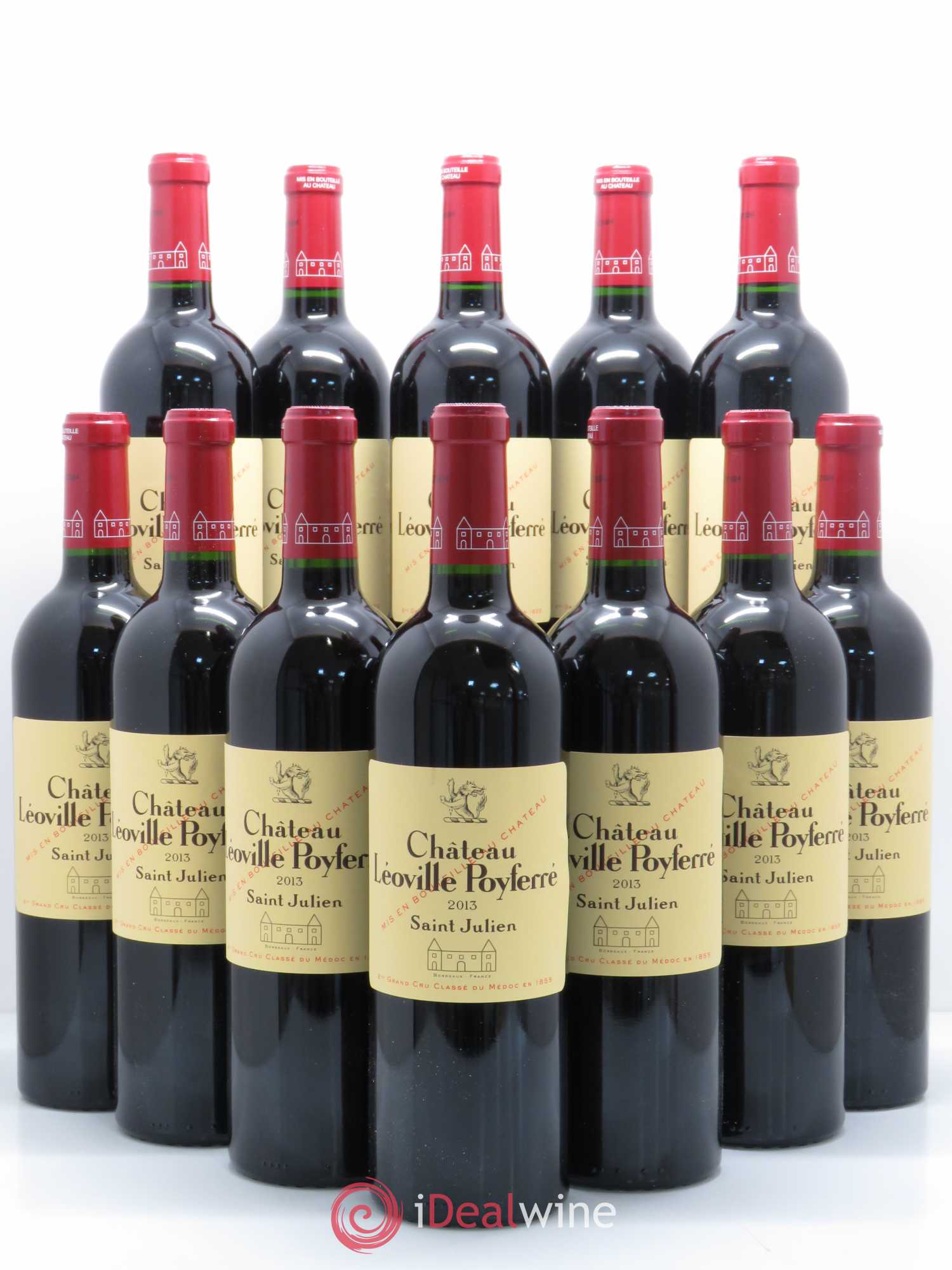 Château Léoville Poyferré 2ème Grand Cru Classé 2013 - Lot de 12 bouteilles - 0