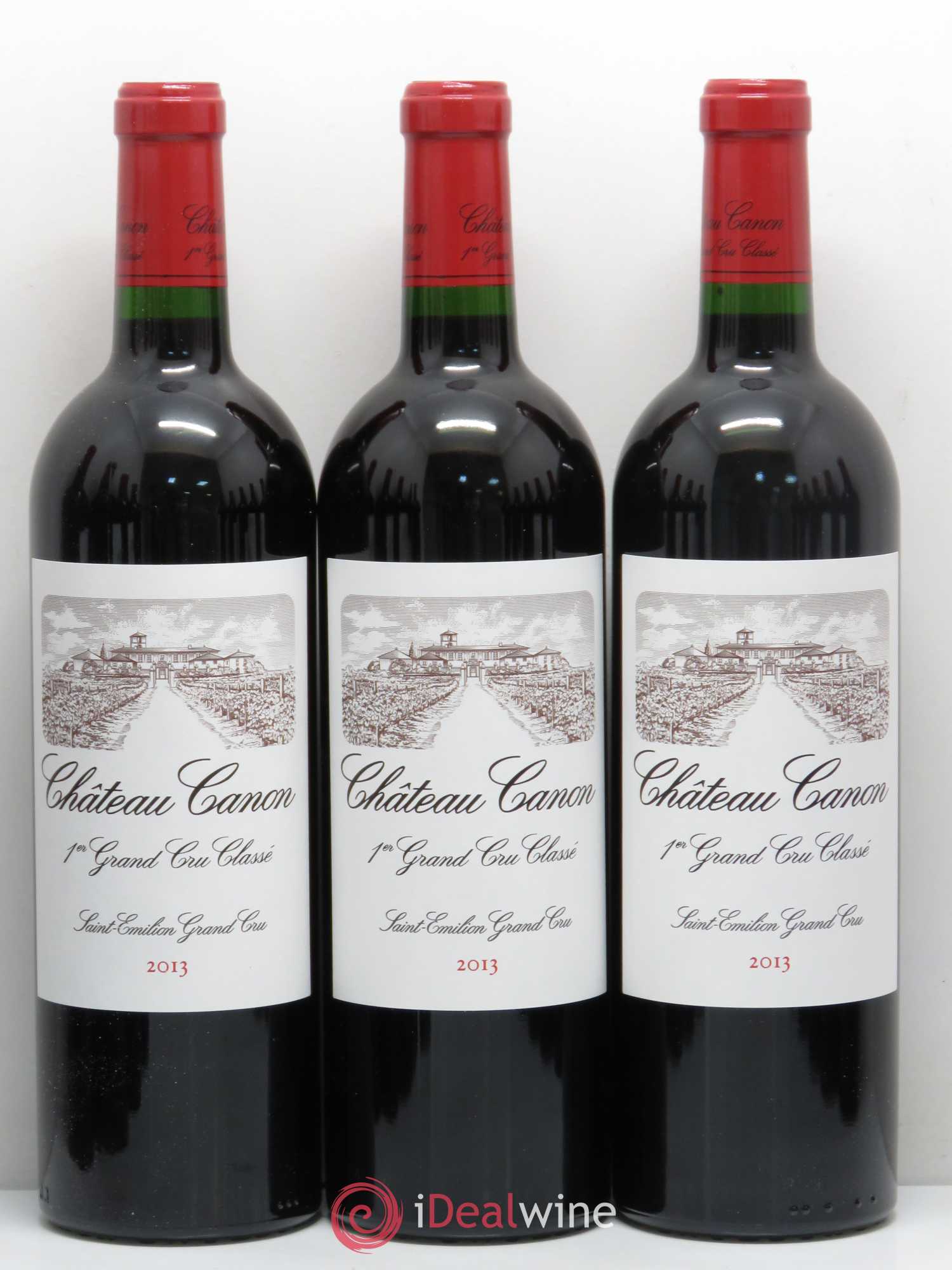 Château Canon 1er Grand Cru Classé B 2013 - Lot de 12 bouteilles - 1