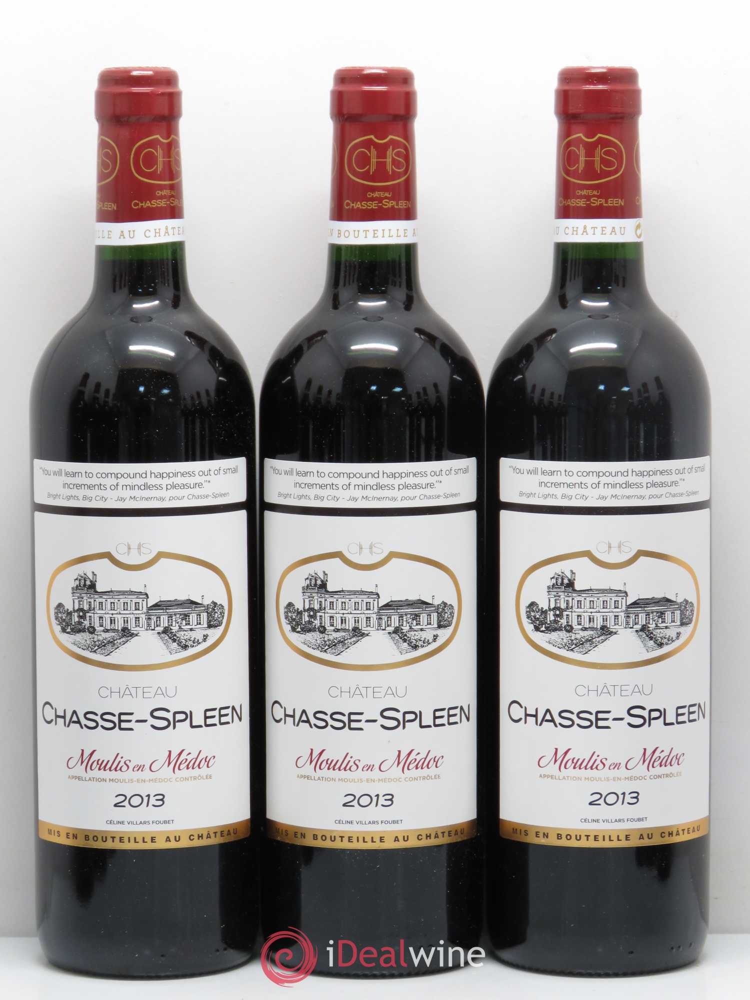Château Chasse Spleen 2013 - Lot de 12 bouteilles - 1