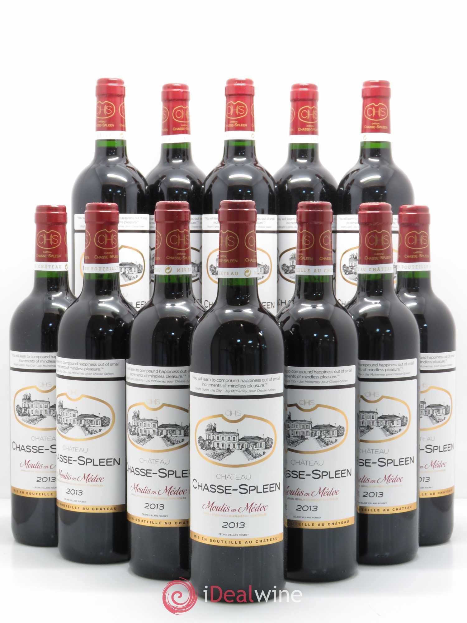 Château Chasse Spleen 2013 - Lot de 12 bouteilles - 0