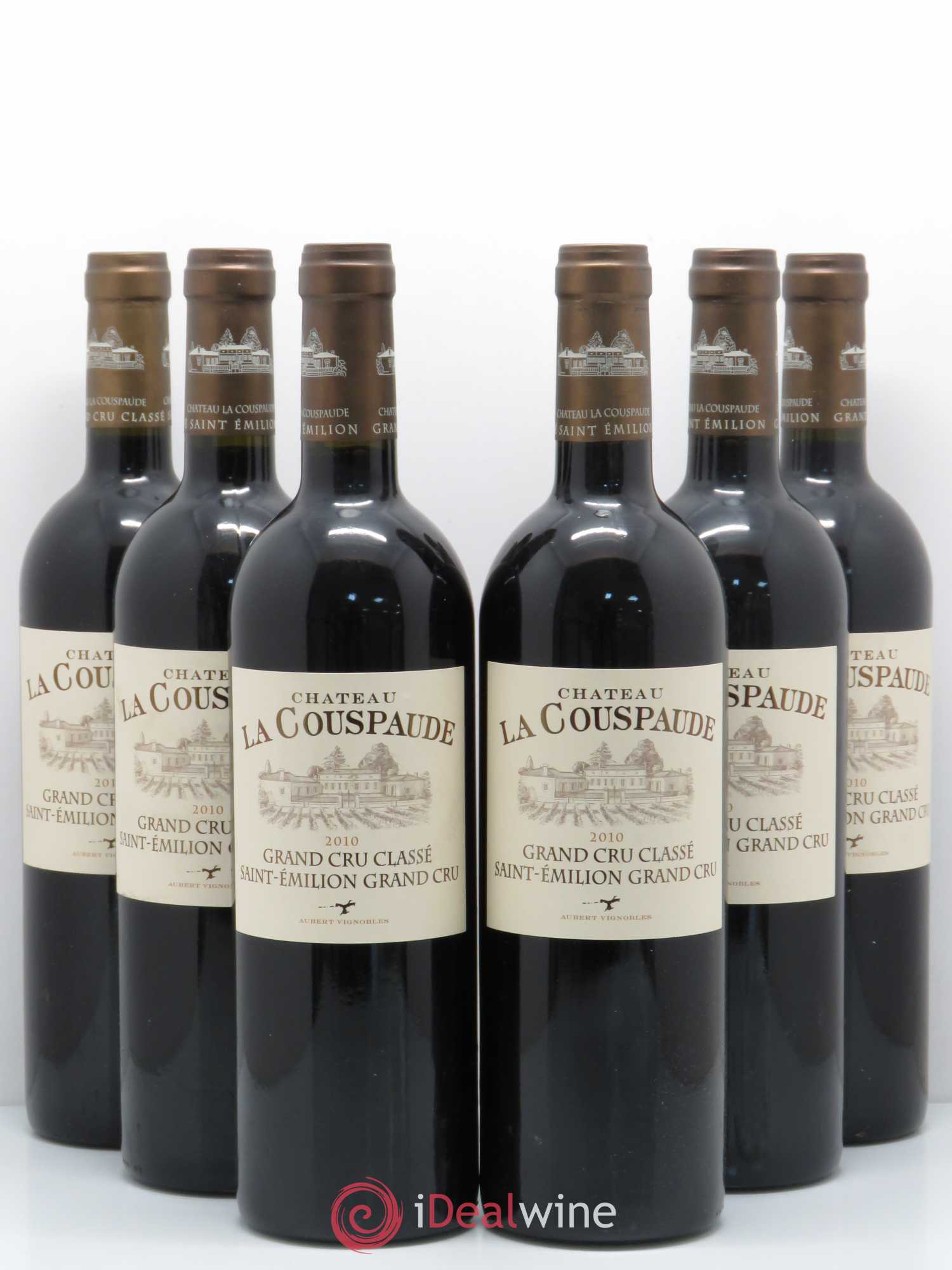 Château la Couspaude Grand Cru Classé 2010 - Lot de 6 bouteilles - 0